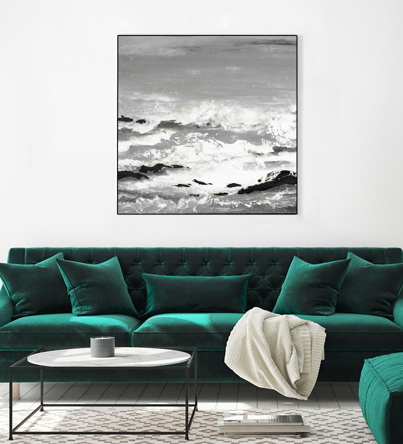 Rocks and Waves by Patricia Pinto on GIANT ART - coastal