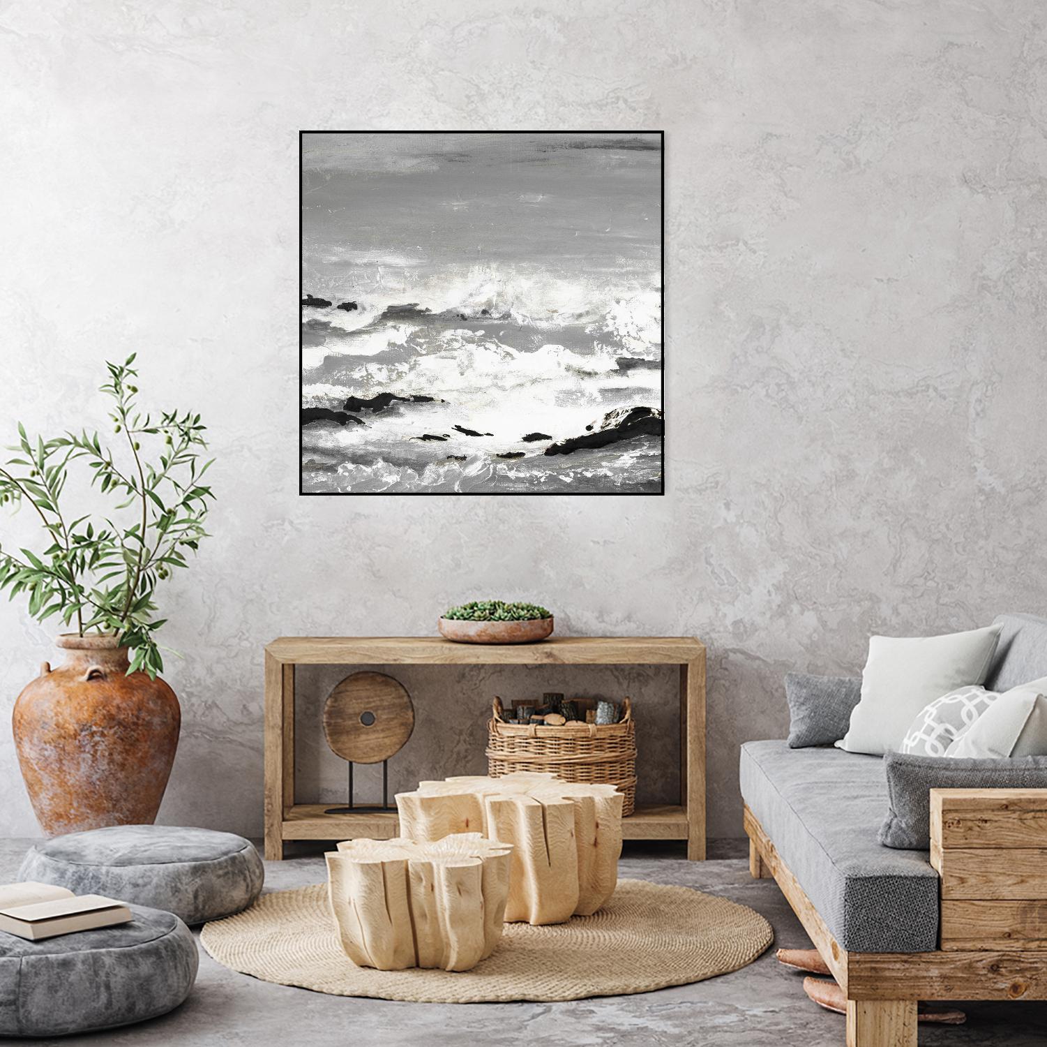 Rocks and Waves by Patricia Pinto on GIANT ART - coastal