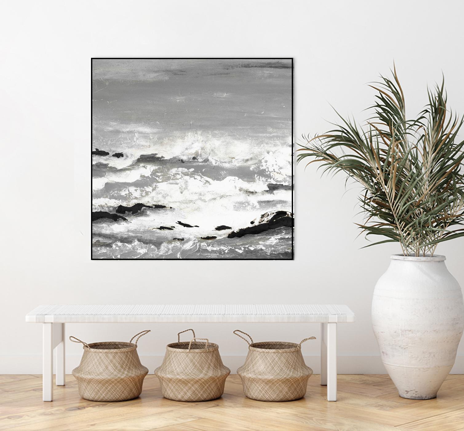 Rocks and Waves by Patricia Pinto on GIANT ART - coastal