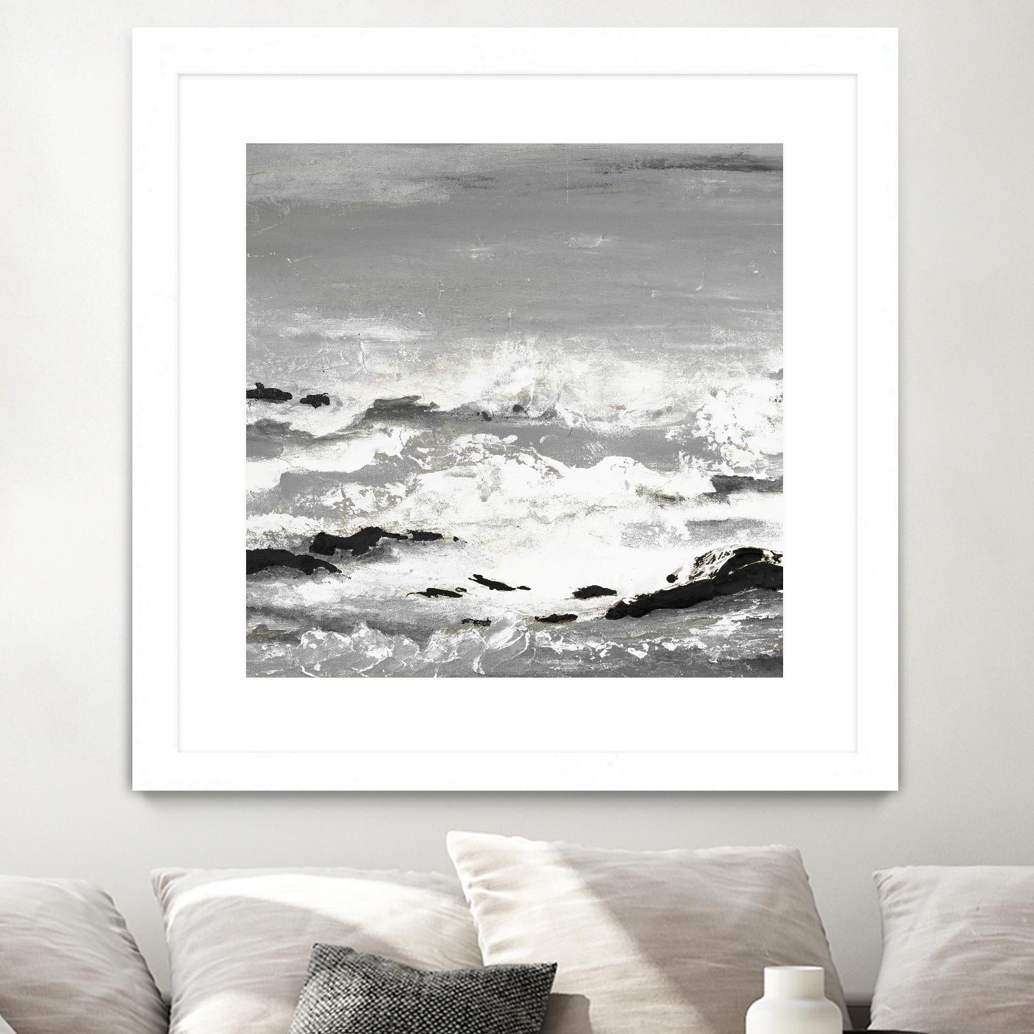 Rocks and Waves by Patricia Pinto on GIANT ART - coastal