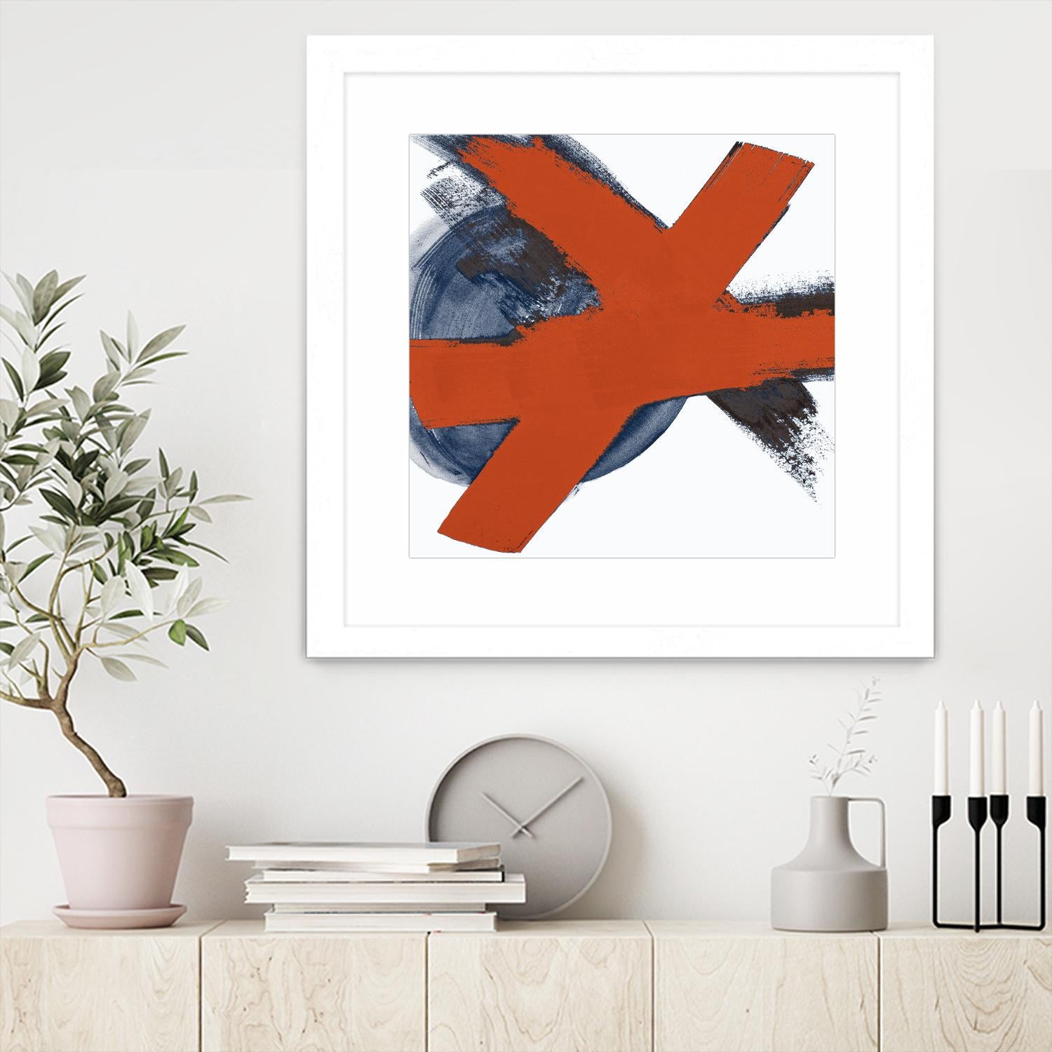 Red Moon Abstract I by Patricia Pinto on GIANT ART - multi abstract