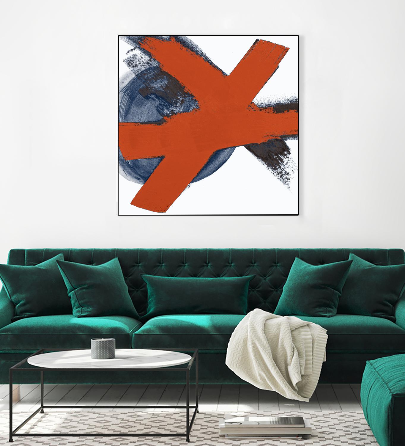 Red Moon Abstract I by Patricia Pinto on GIANT ART - multi abstract