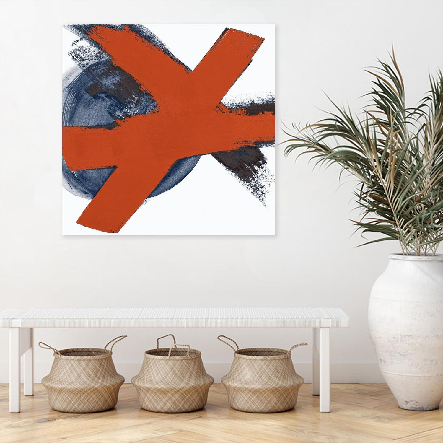 Red Moon Abstract I by Patricia Pinto on GIANT ART - multi abstract