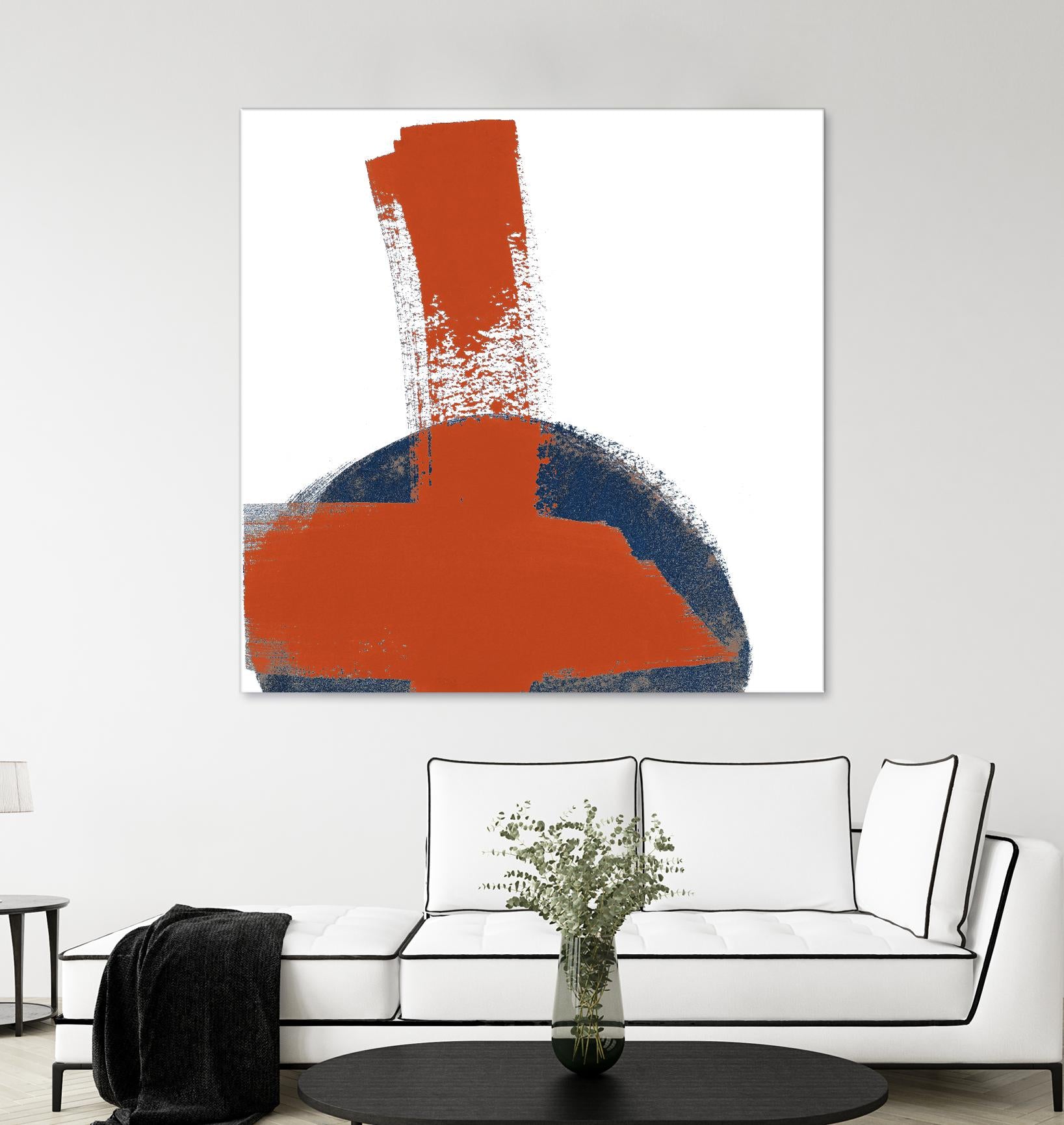 Red Moon Abstract II by Patricia Pinto on GIANT ART - red abstract