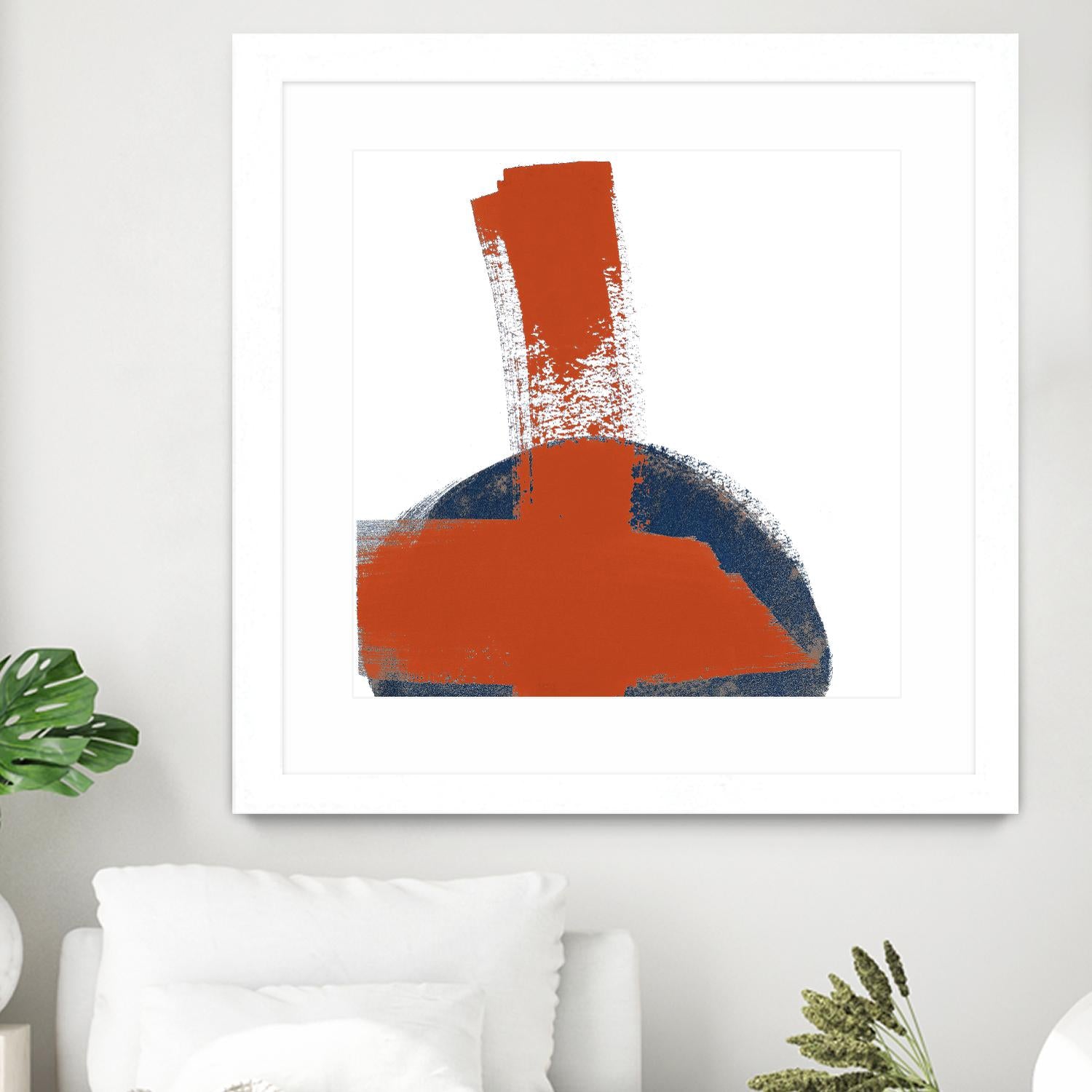 Red Moon Abstract II by Patricia Pinto on GIANT ART - red abstract