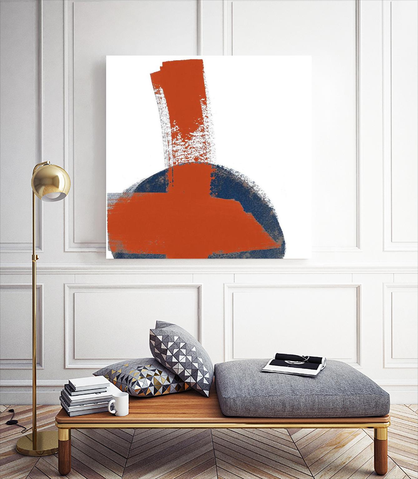 Red Moon Abstract II by Patricia Pinto on GIANT ART - red abstract