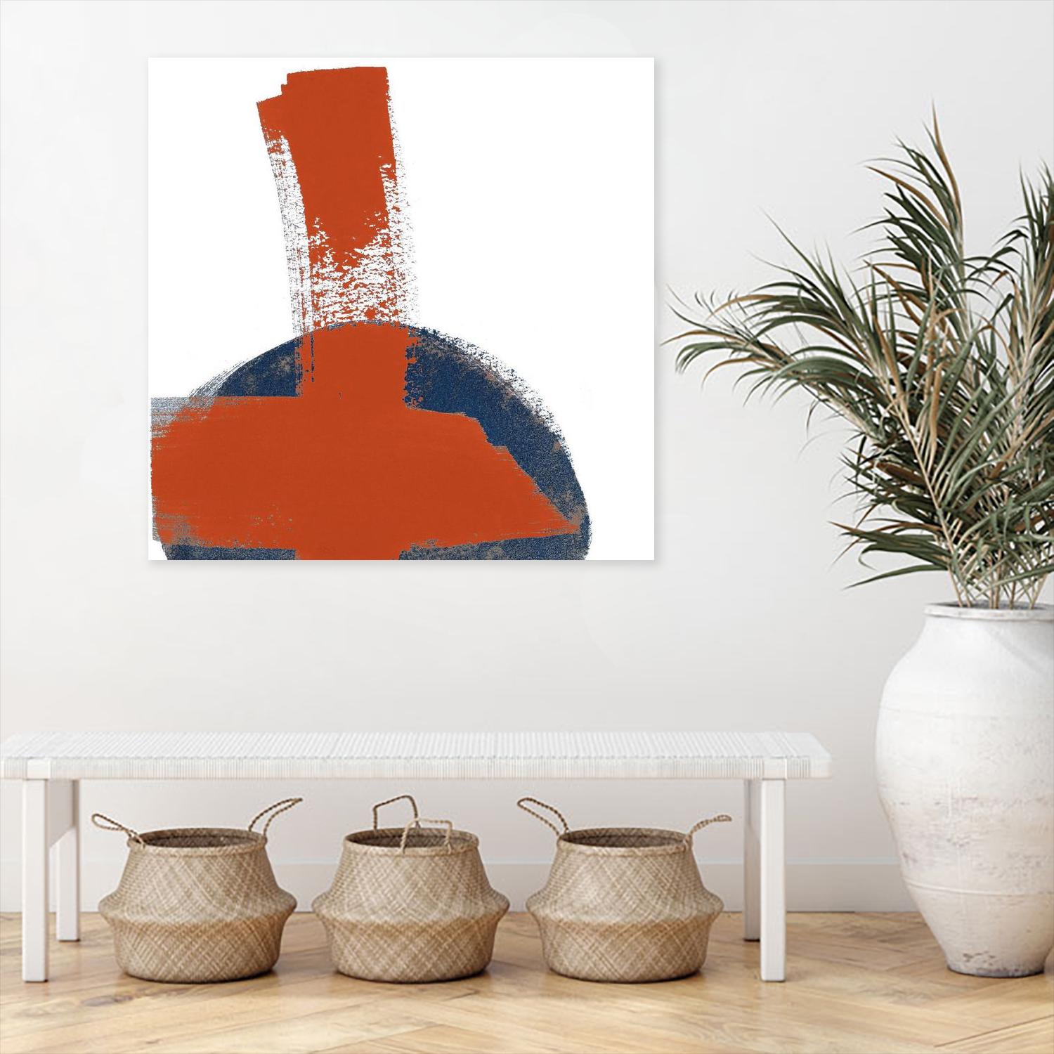 Red Moon Abstract II by Patricia Pinto on GIANT ART - red abstract