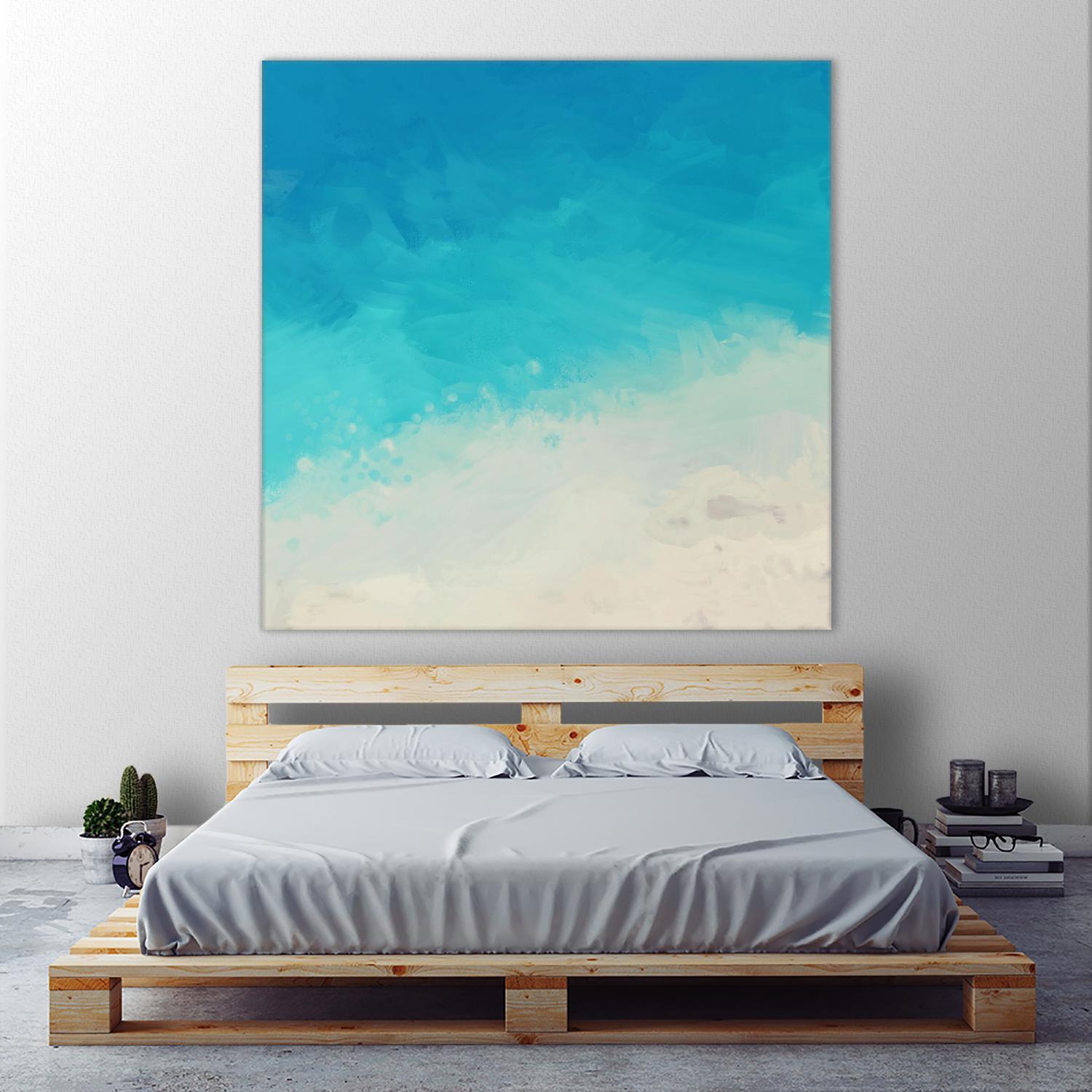 Ocean Blue Sea II by Dan Meneely on GIANT ART - abstract coastal