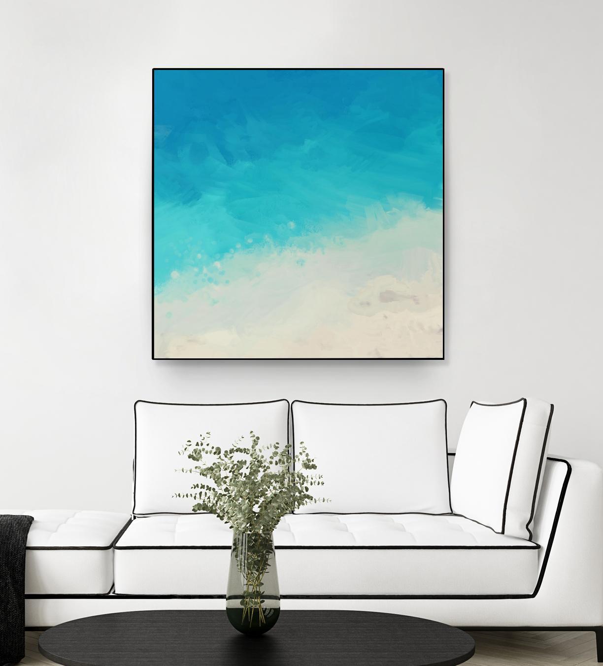 Ocean Blue Sea II by Dan Meneely on GIANT ART - abstract coastal