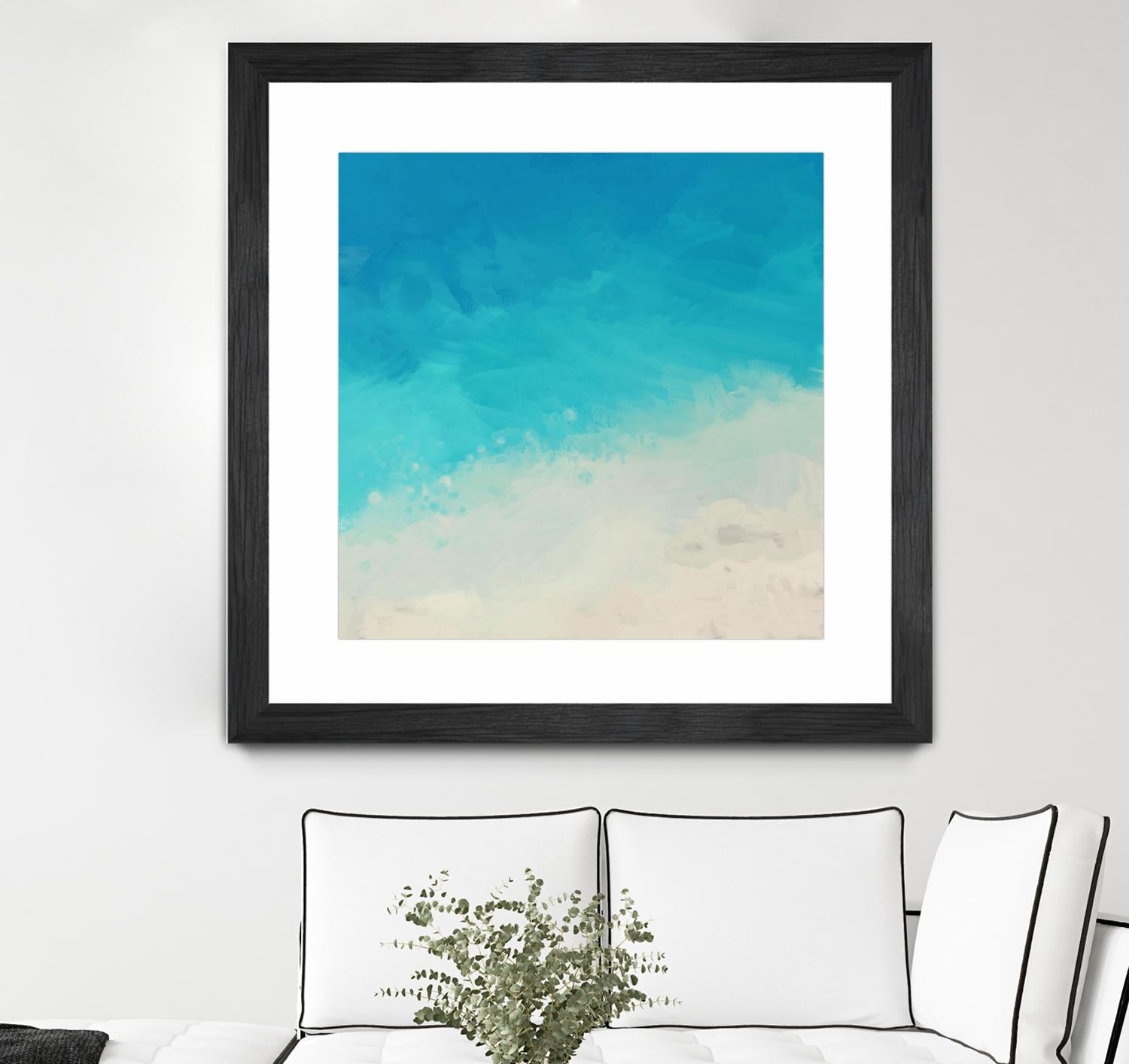 Ocean Blue Sea II by Dan Meneely on GIANT ART - abstract coastal