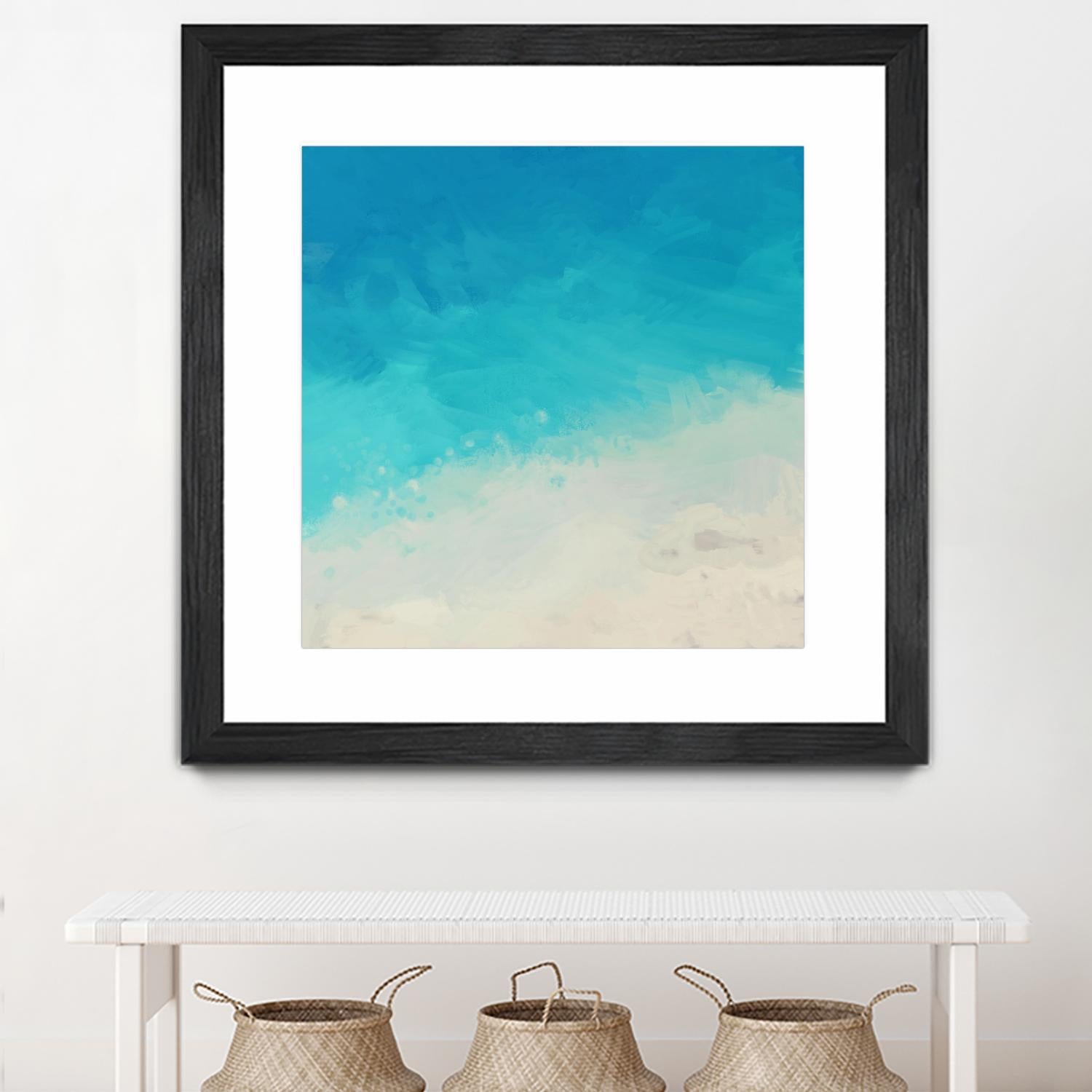 Ocean Blue Sea II by Dan Meneely on GIANT ART - abstract coastal