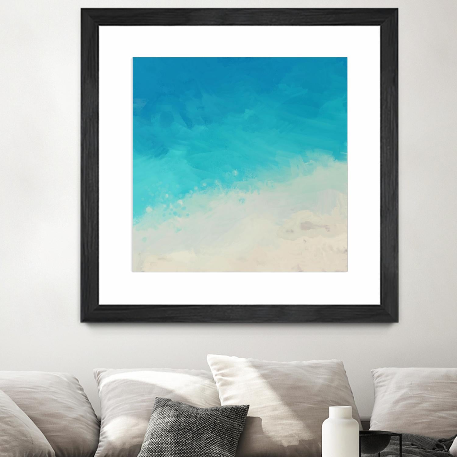 Ocean Blue Sea II by Dan Meneely on GIANT ART - abstract coastal