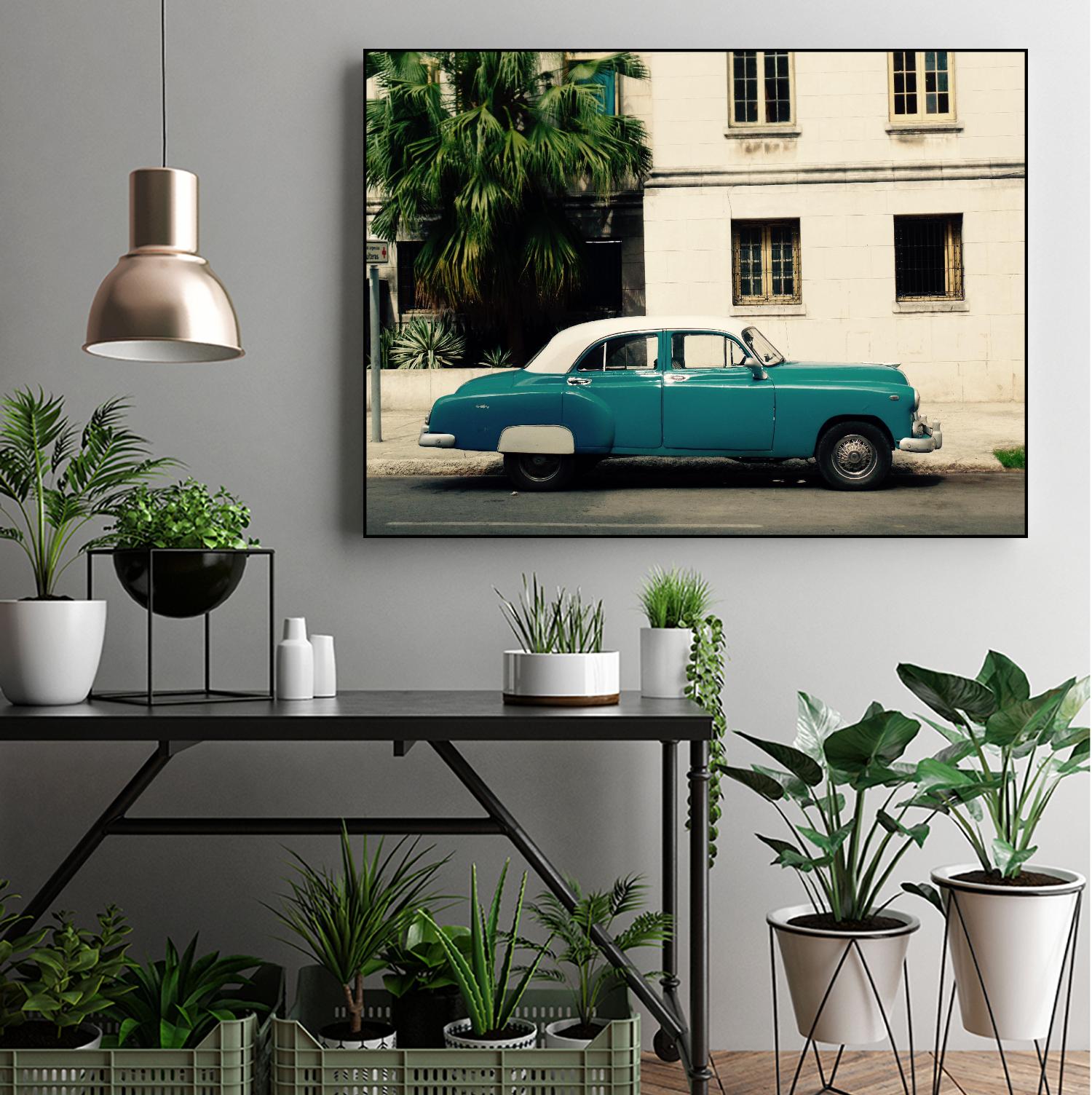 Cars of Cuba by Jairo Rodriguez on GIANT ART - green travel