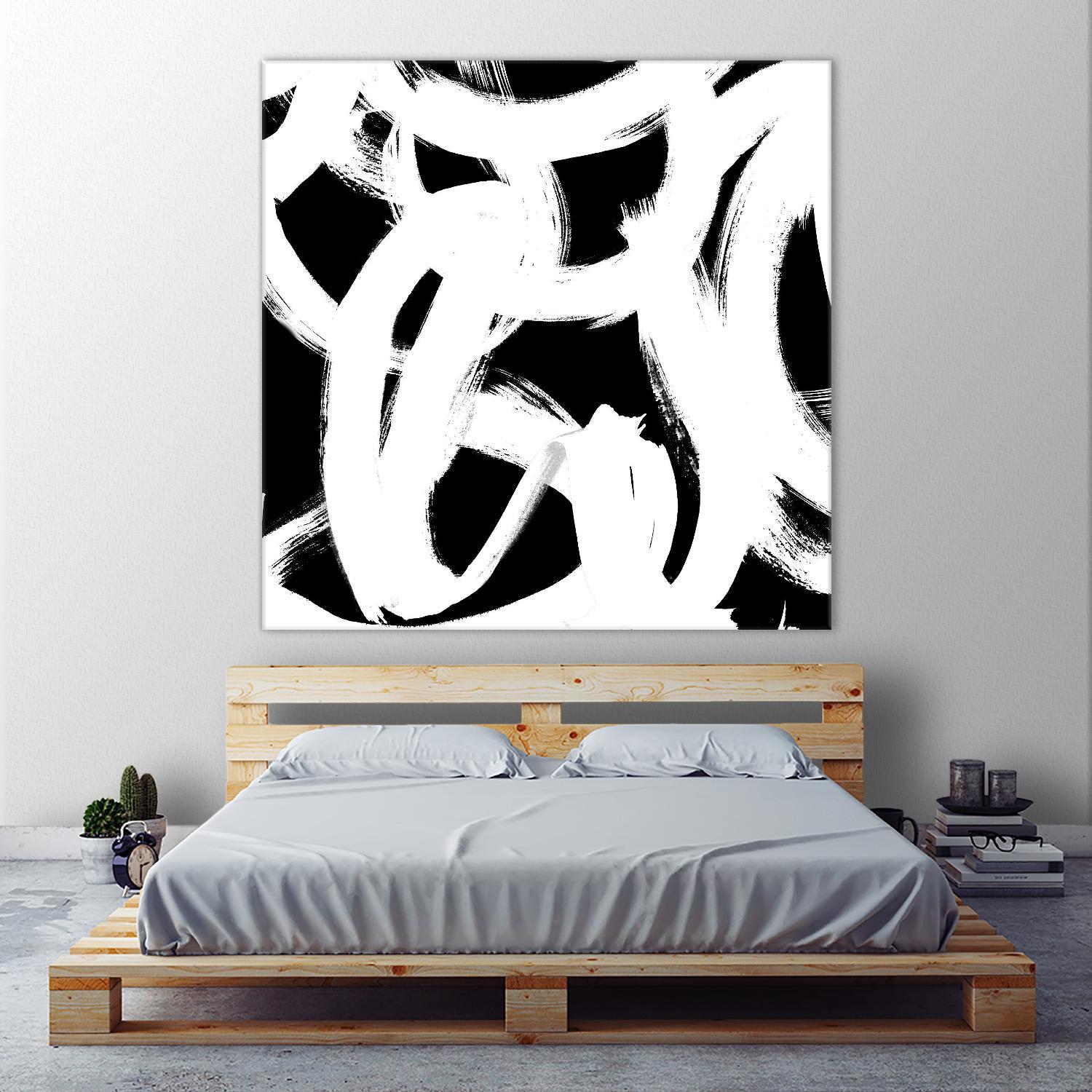 White Trails I by Emily Navas on GIANT ART - abstract