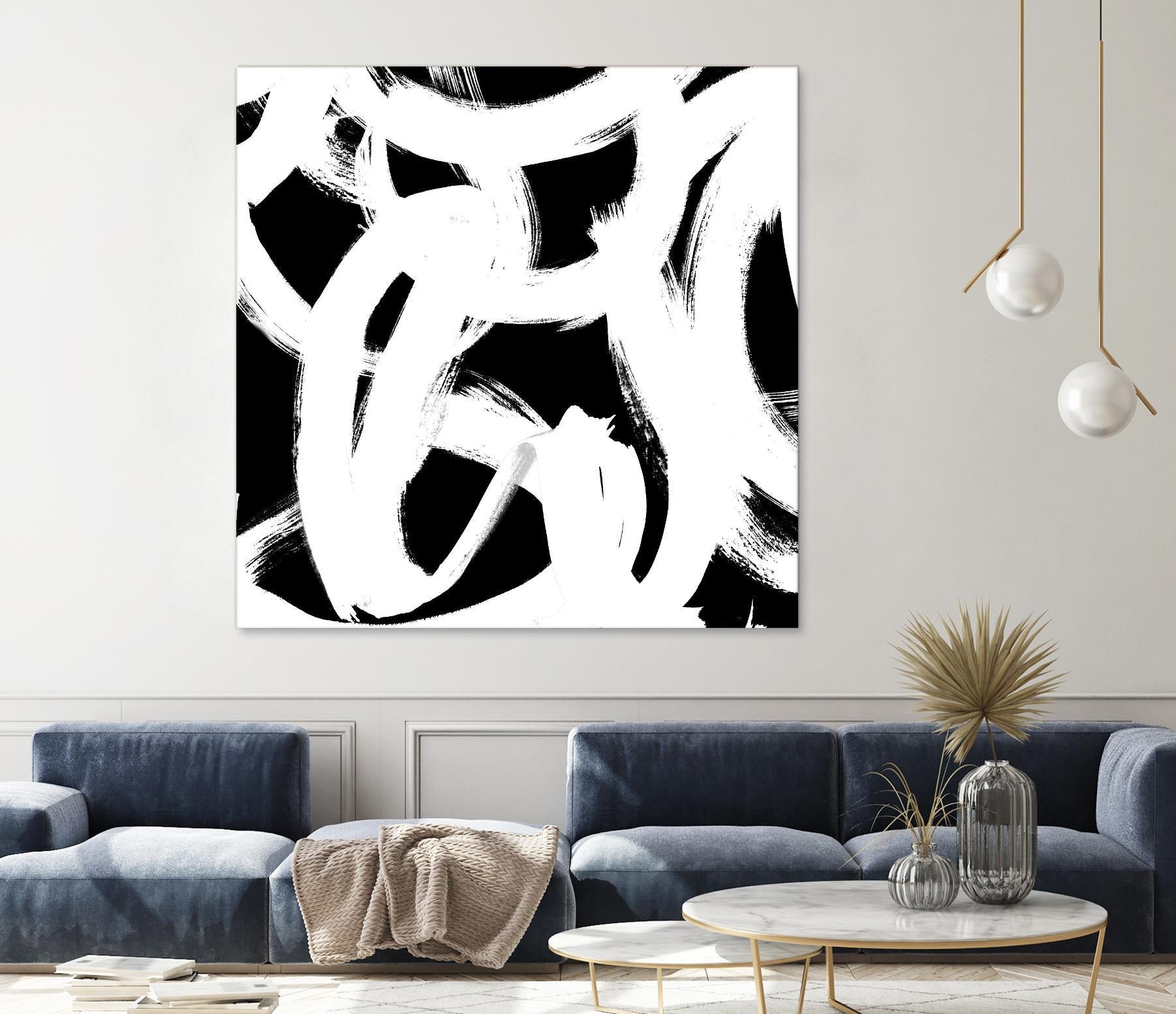 White Trails I by Emily Navas on GIANT ART - abstract