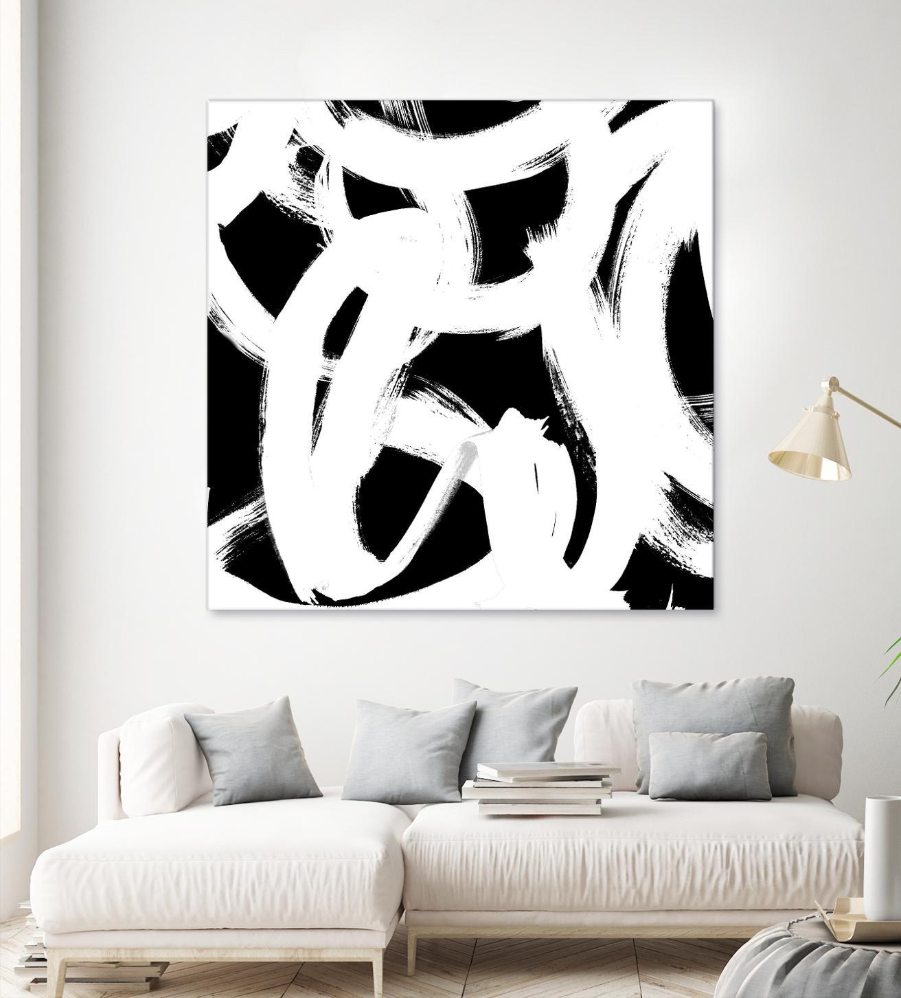 White Trails I by Emily Navas on GIANT ART - abstract