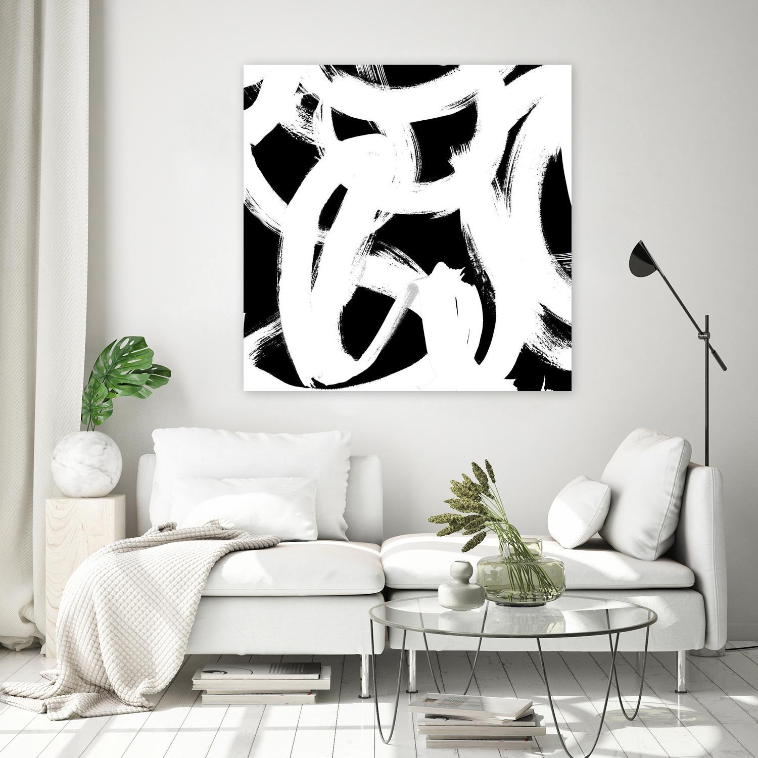White Trails I by Emily Navas on GIANT ART - abstract