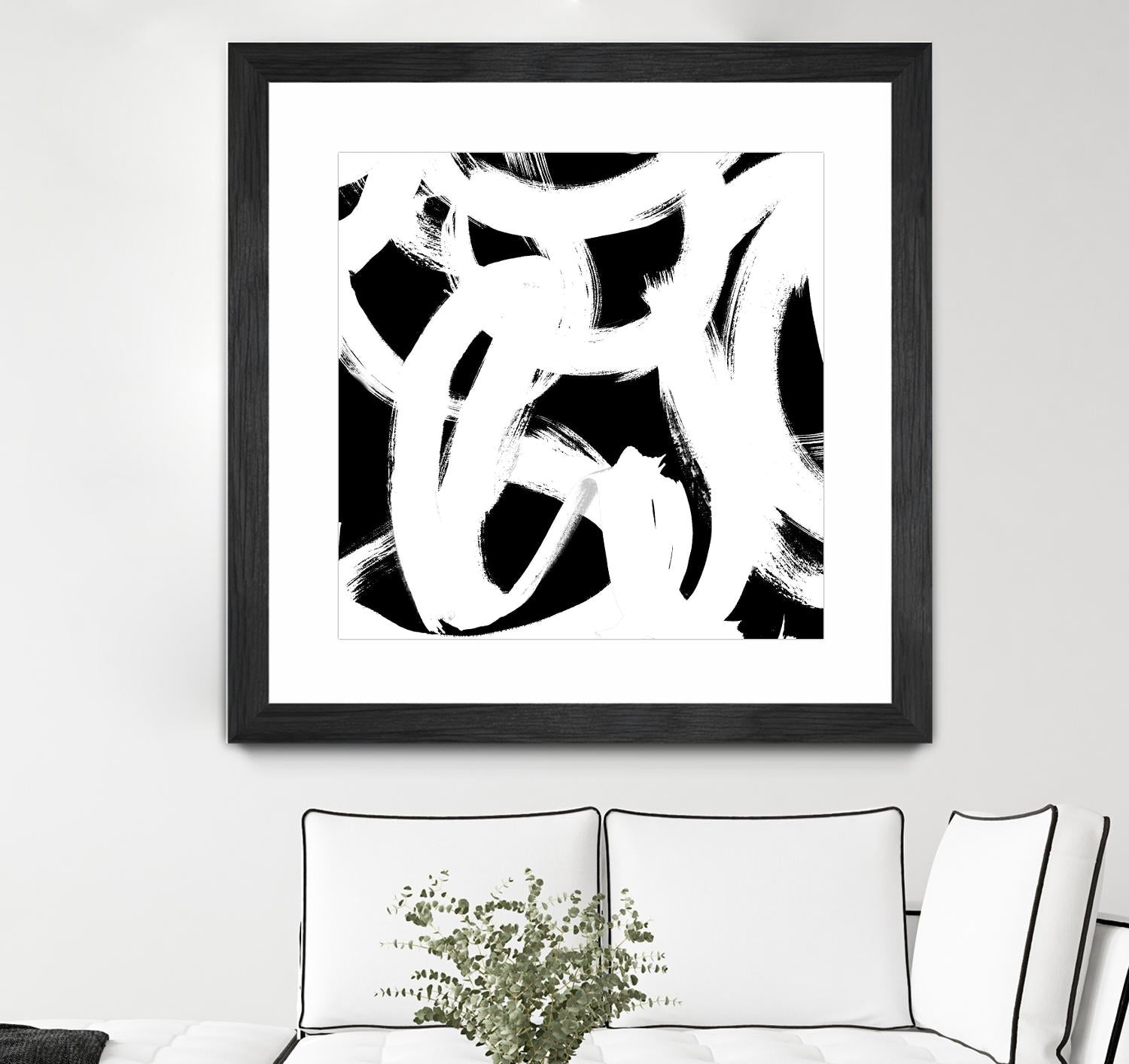White Trails I by Emily Navas on GIANT ART - abstract