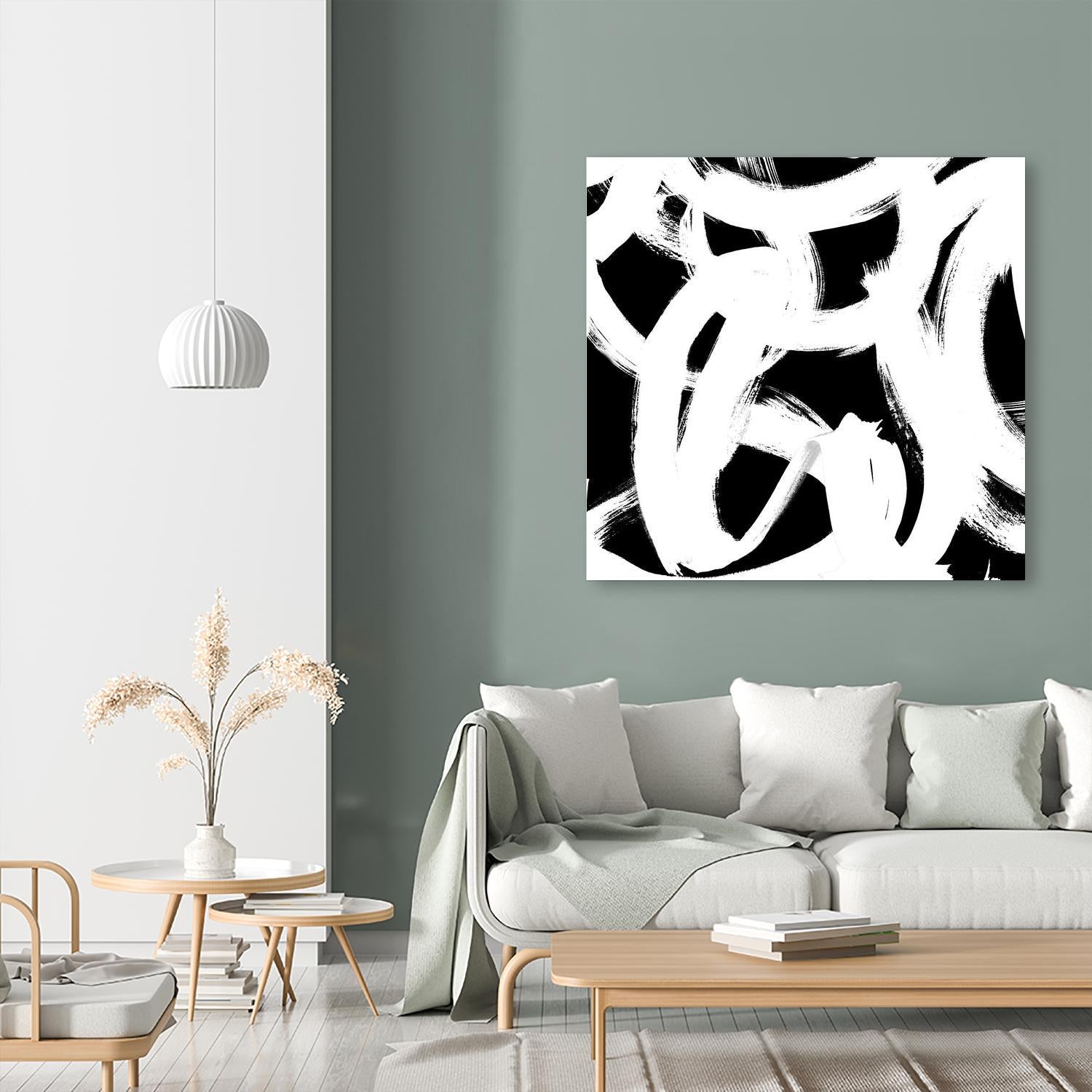 White Trails I by Emily Navas on GIANT ART - abstract