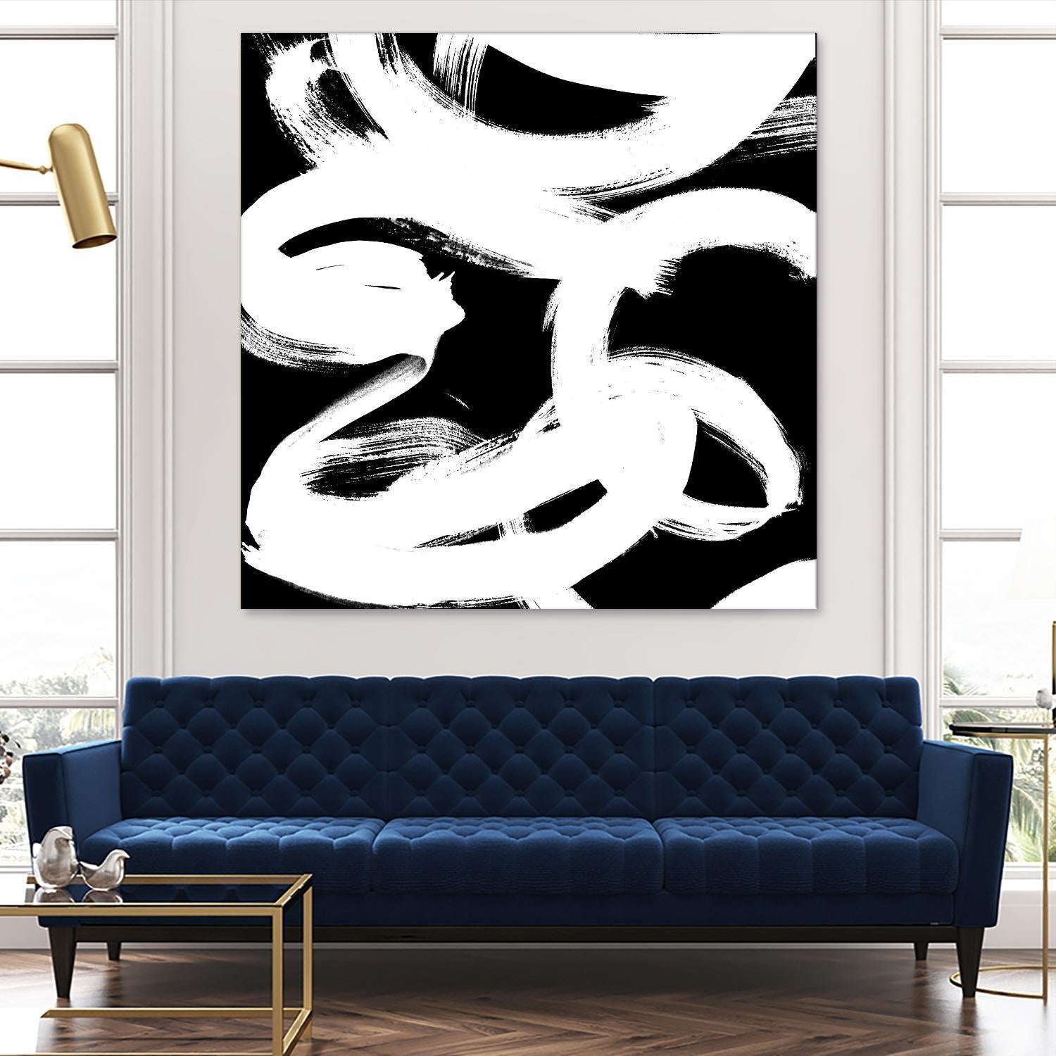 White Trails II by Emily Navas on GIANT ART - abstract