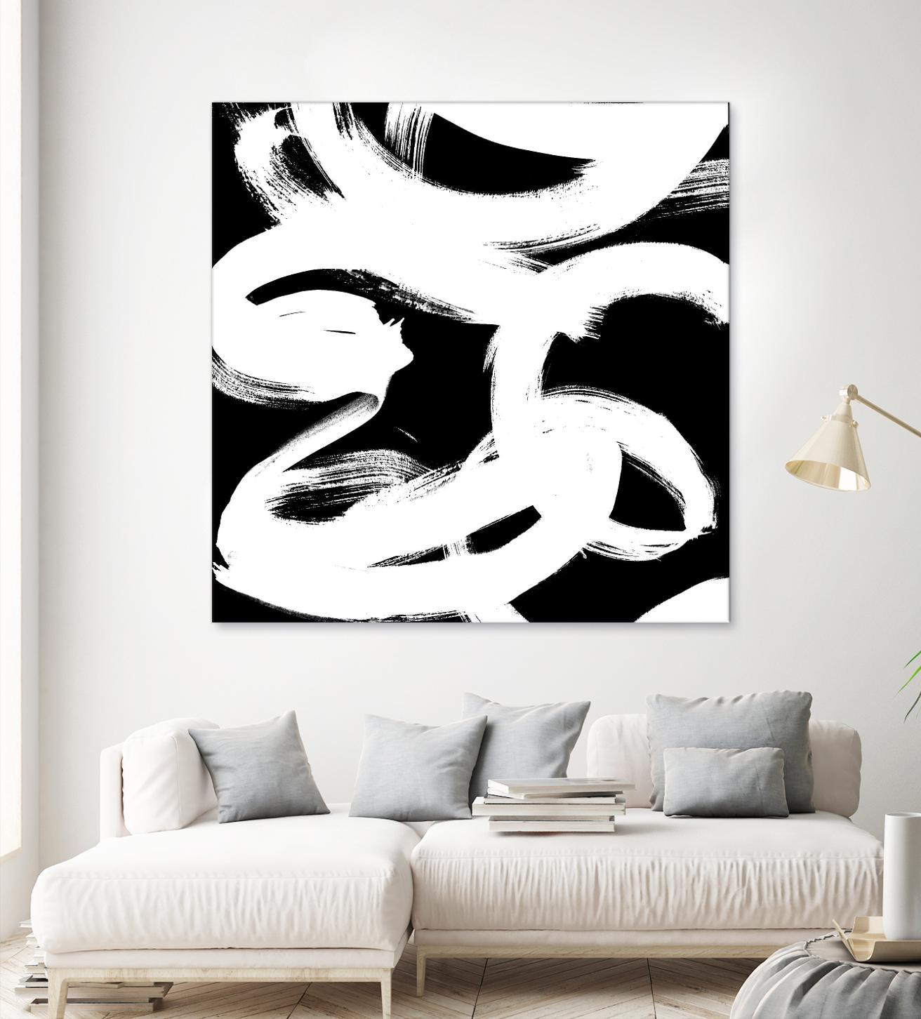 White Trails II by Emily Navas on GIANT ART - abstract