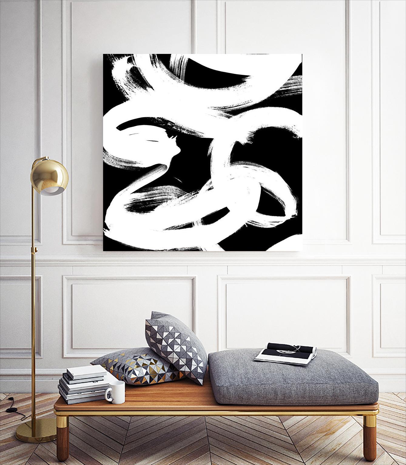 White Trails II by Emily Navas on GIANT ART - abstract