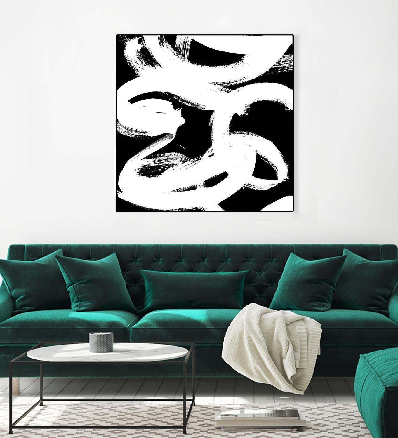 White Trails II by Emily Navas on GIANT ART - abstract