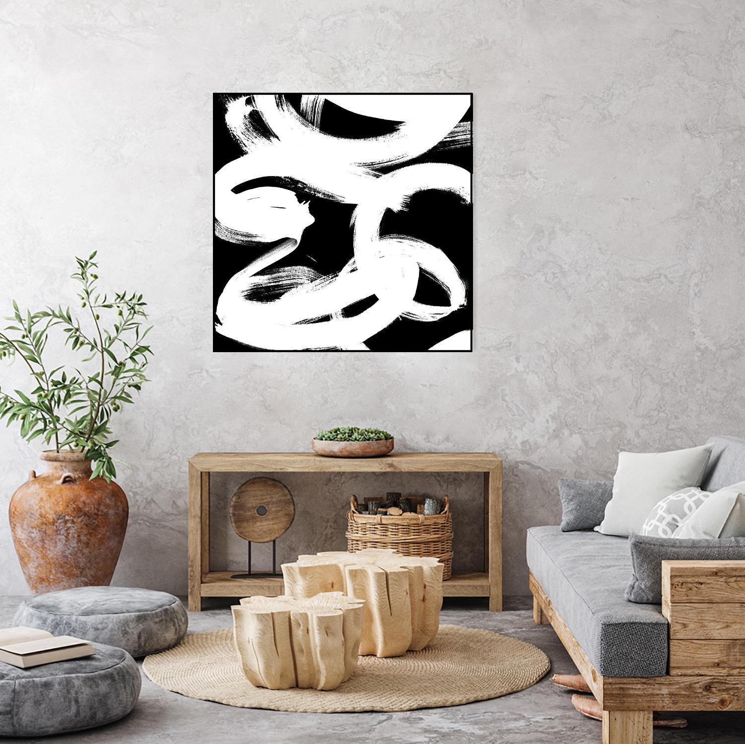 White Trails II by Emily Navas on GIANT ART - abstract