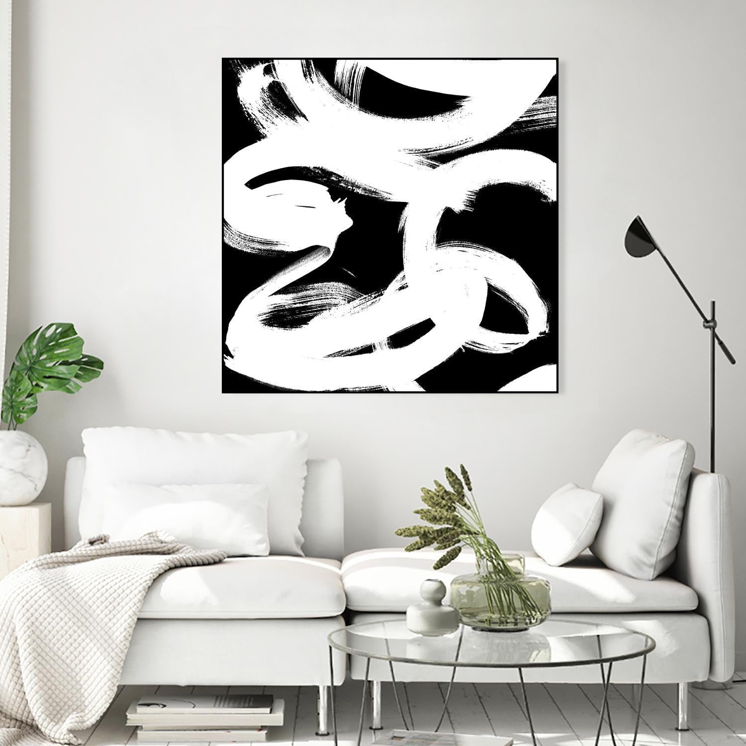 White Trails II by Emily Navas on GIANT ART - abstract