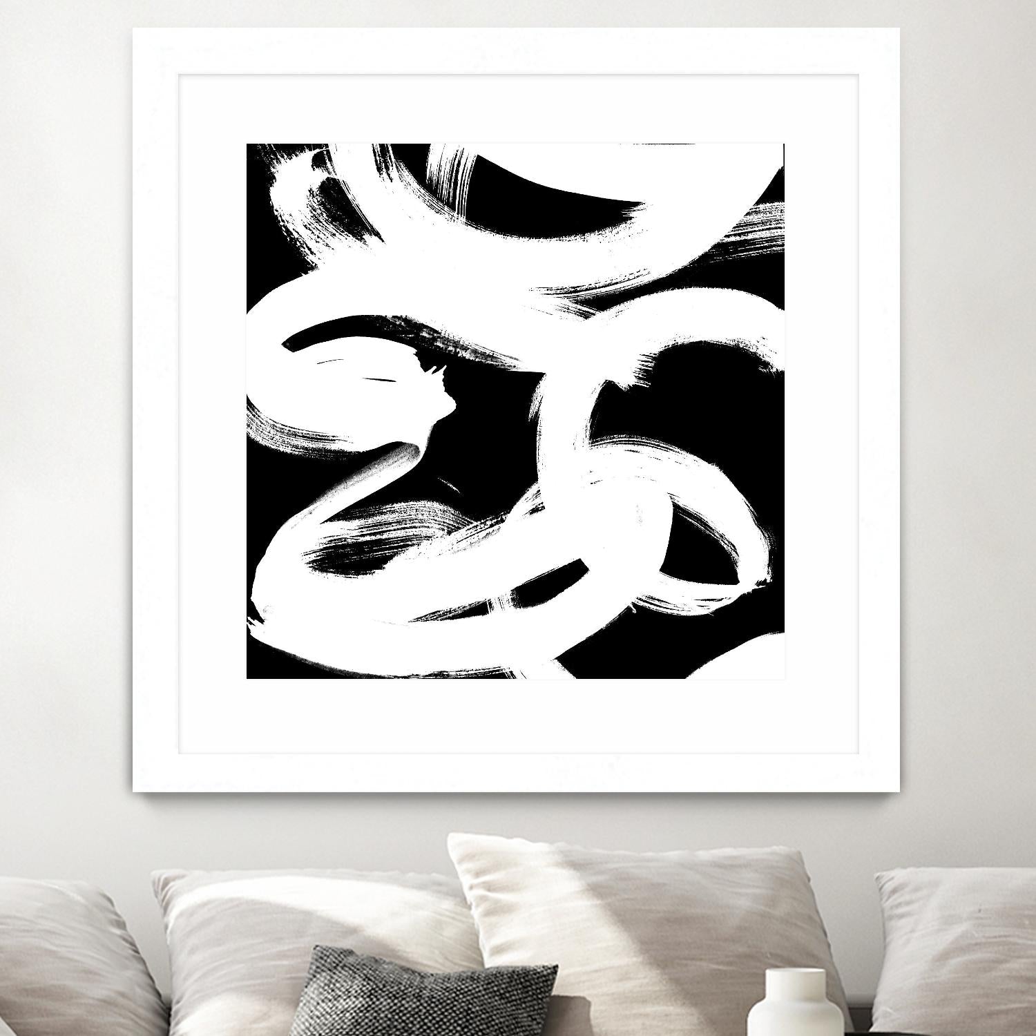 White Trails II by Emily Navas on GIANT ART - abstract
