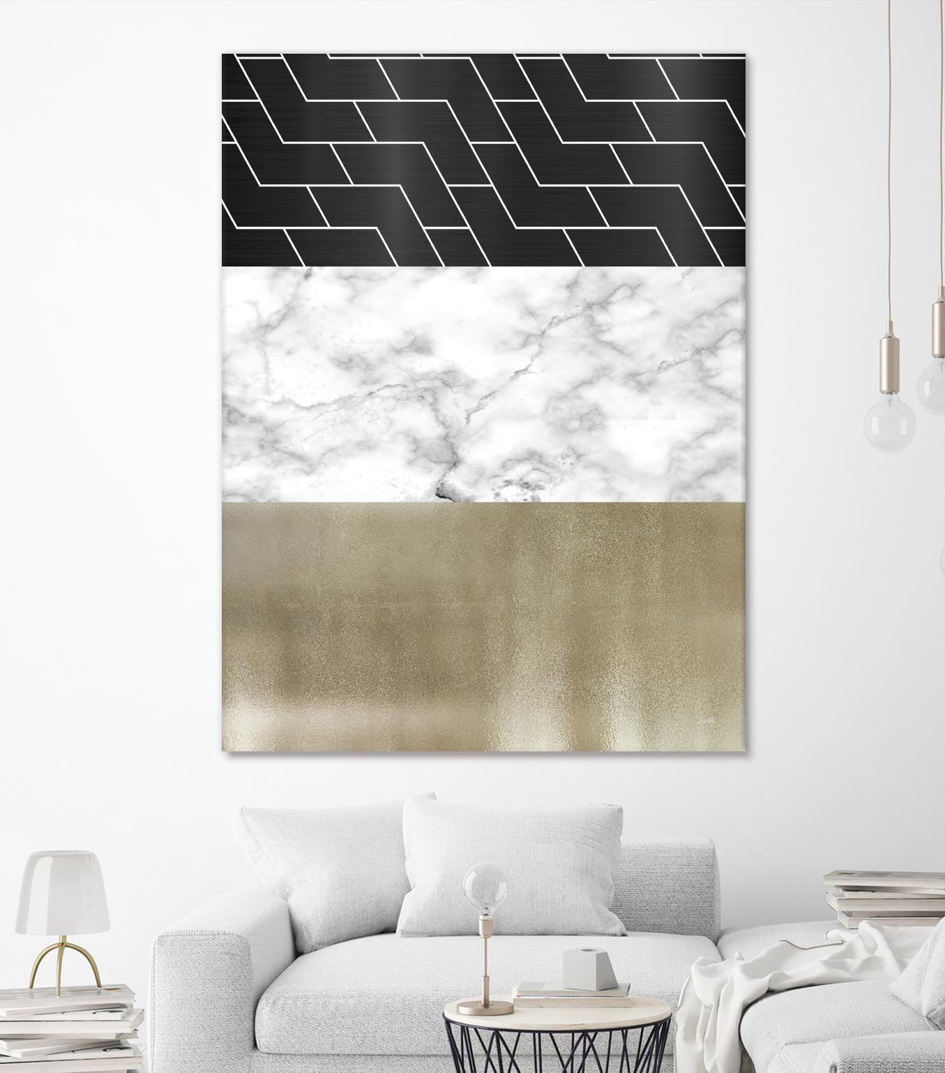 Many Layers I by Elizabeth Medley on GIANT ART - black abstract