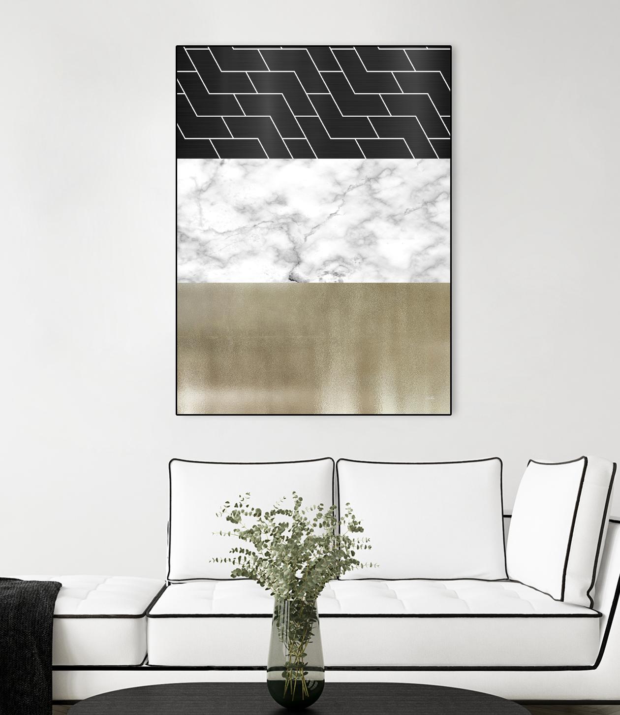 Many Layers I by Elizabeth Medley on GIANT ART - black abstract