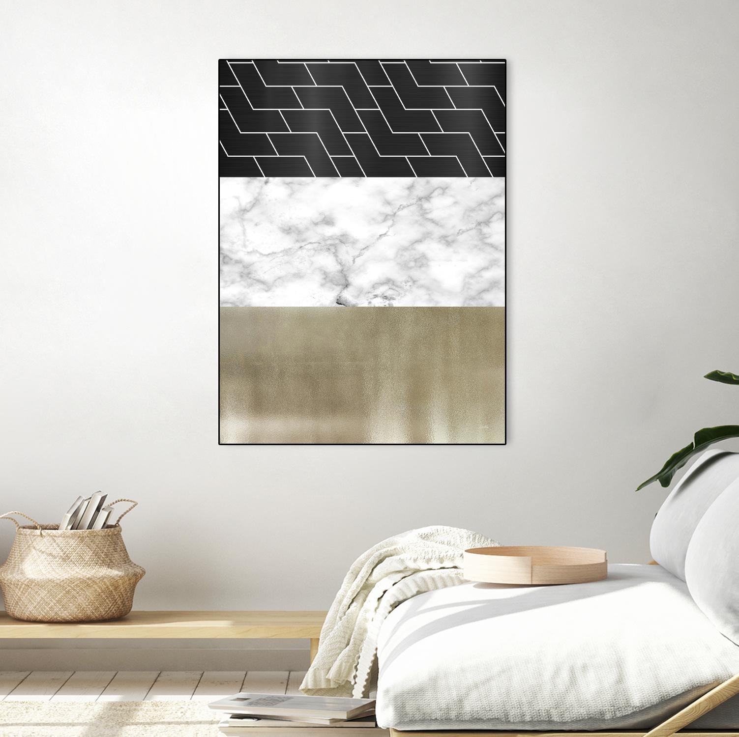 Many Layers I by Elizabeth Medley on GIANT ART - black abstract