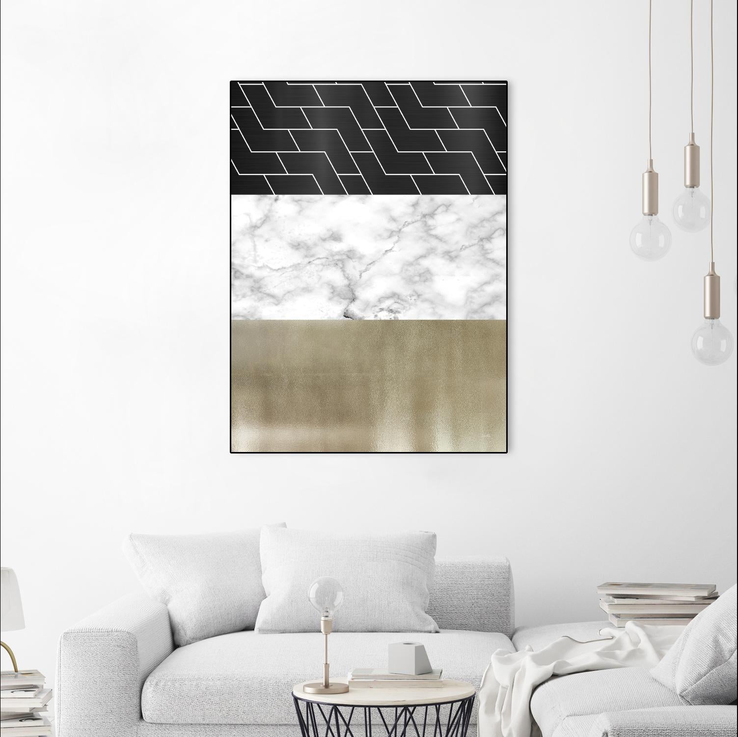 Many Layers I by Elizabeth Medley on GIANT ART - black abstract