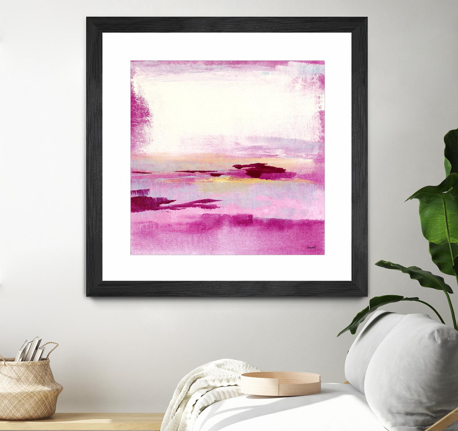 Dawn to Dusk by Lanie Loreth on GIANT ART - pink abstract