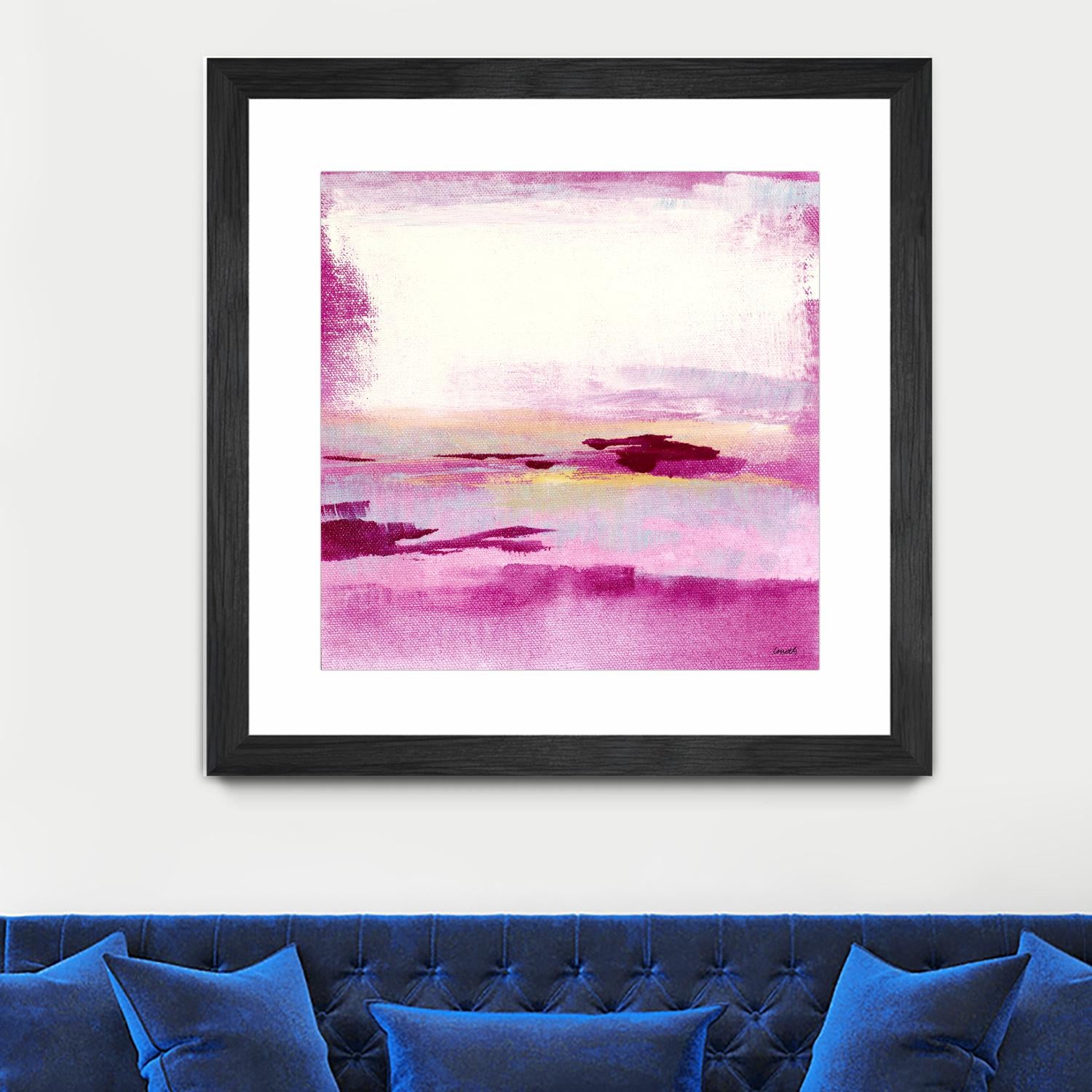 Dawn to Dusk by Lanie Loreth on GIANT ART - pink abstract