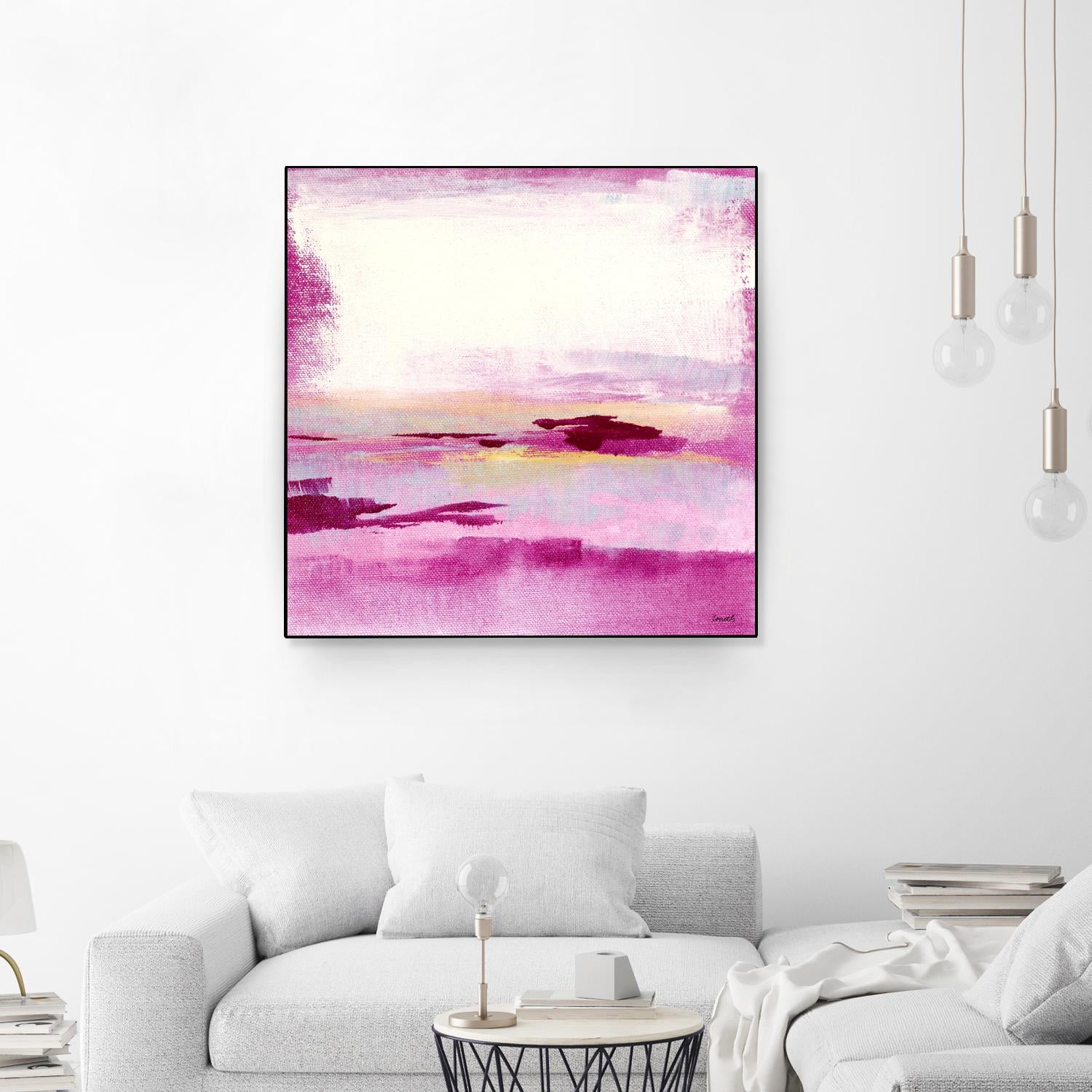 Dawn to Dusk by Lanie Loreth on GIANT ART - pink abstract