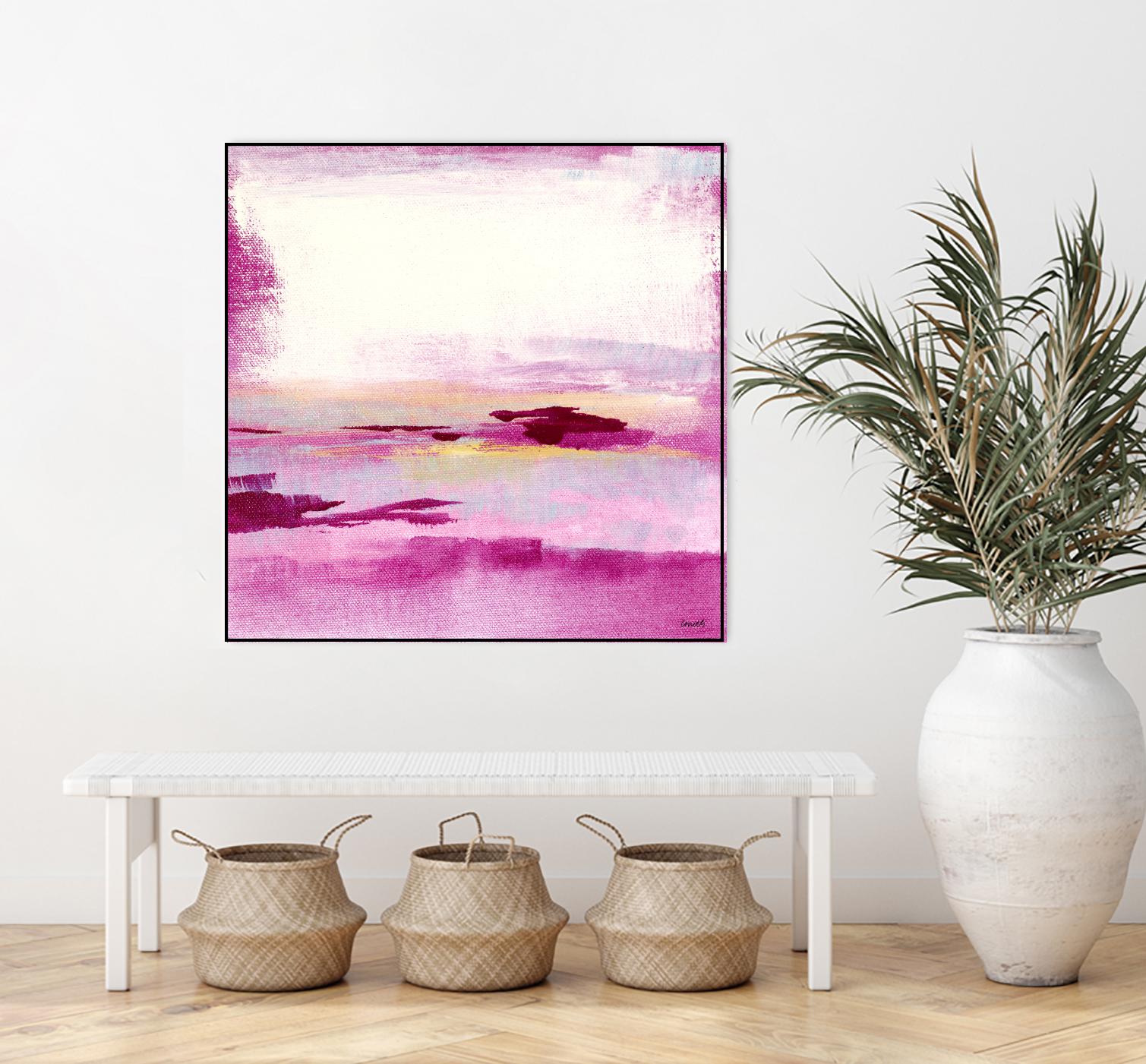 Dawn to Dusk by Lanie Loreth on GIANT ART - pink abstract