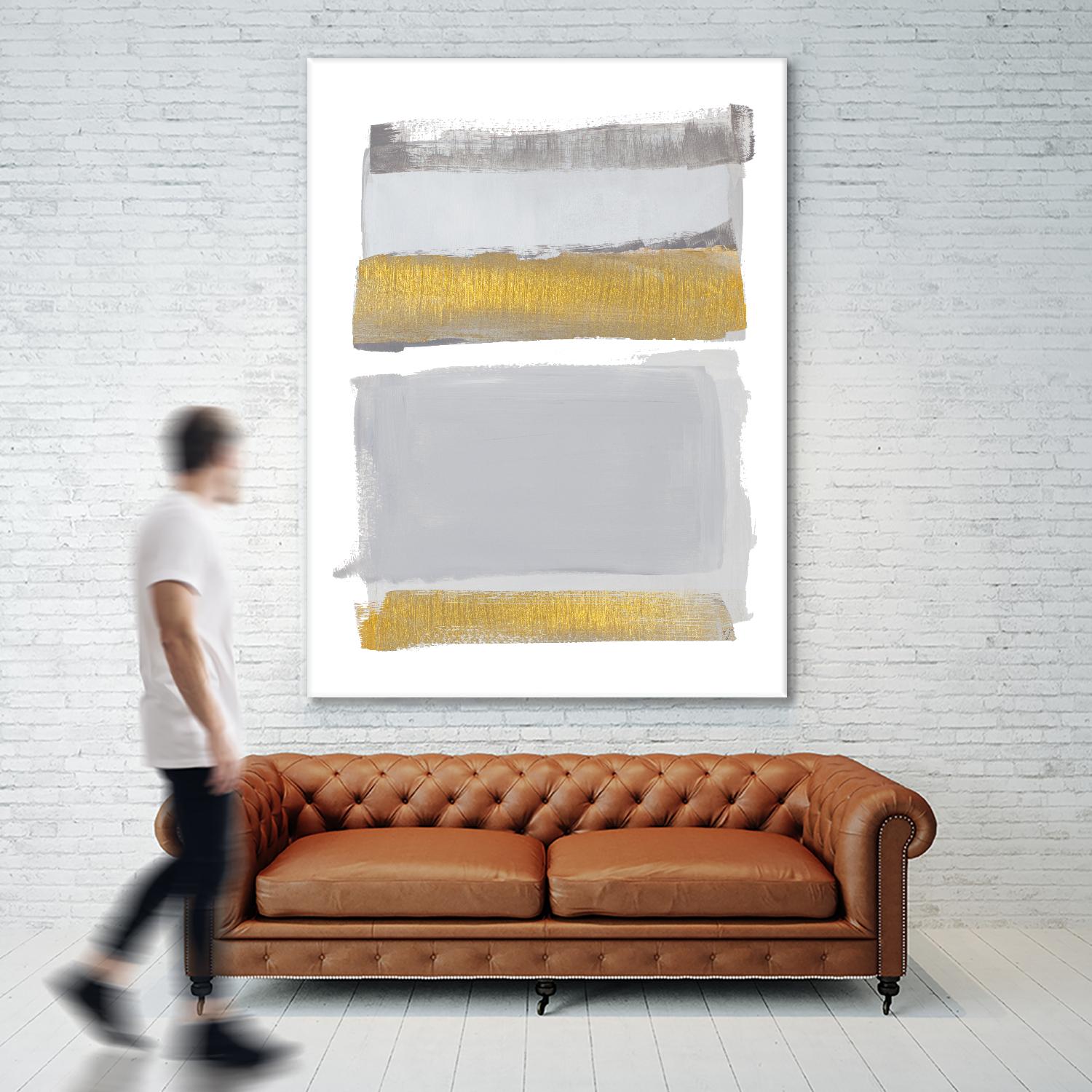 World of Golden Gray by Lanie Loreth on GIANT ART - multi abstract