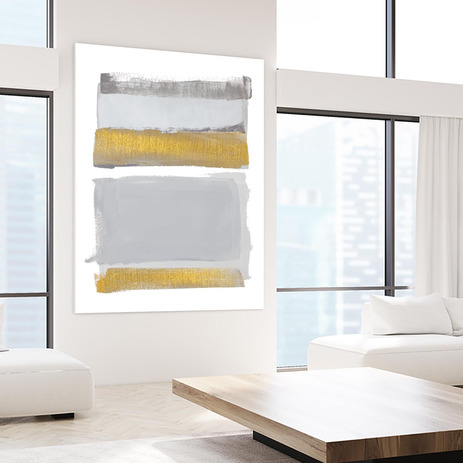 World of Golden Gray by Lanie Loreth on GIANT ART - multi abstract