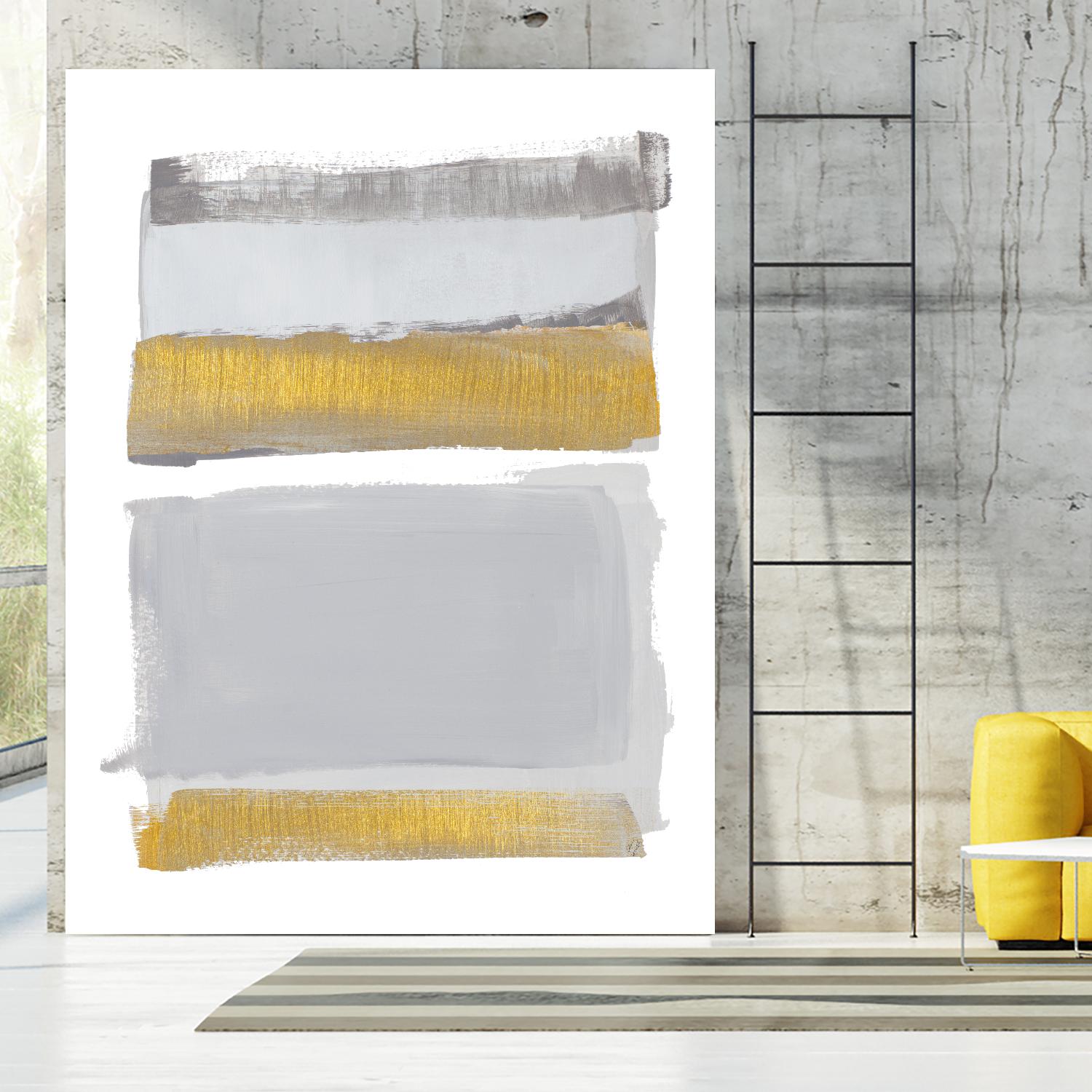 World of Golden Gray by Lanie Loreth on GIANT ART - multi abstract