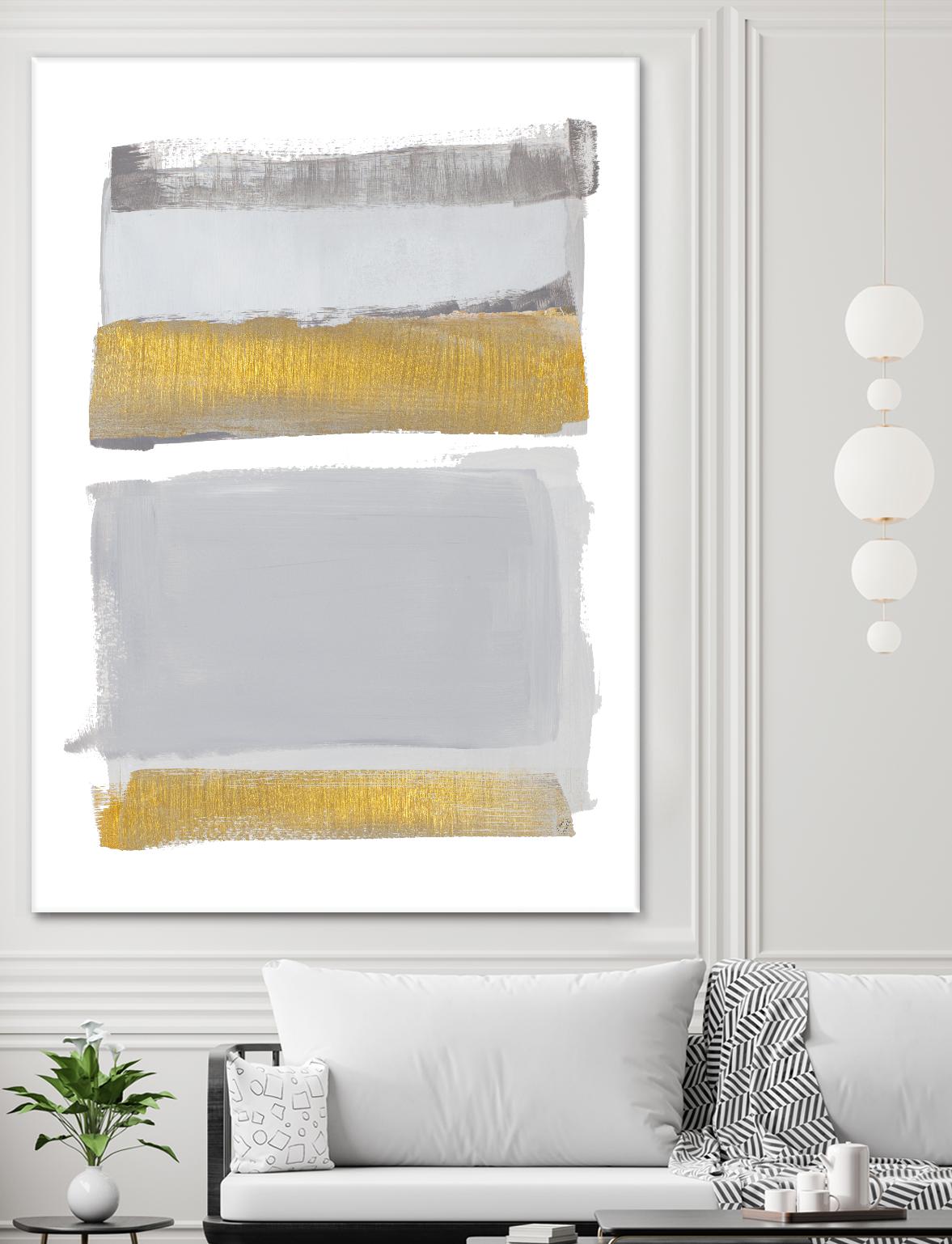 World of Golden Gray by Lanie Loreth on GIANT ART - multi abstract