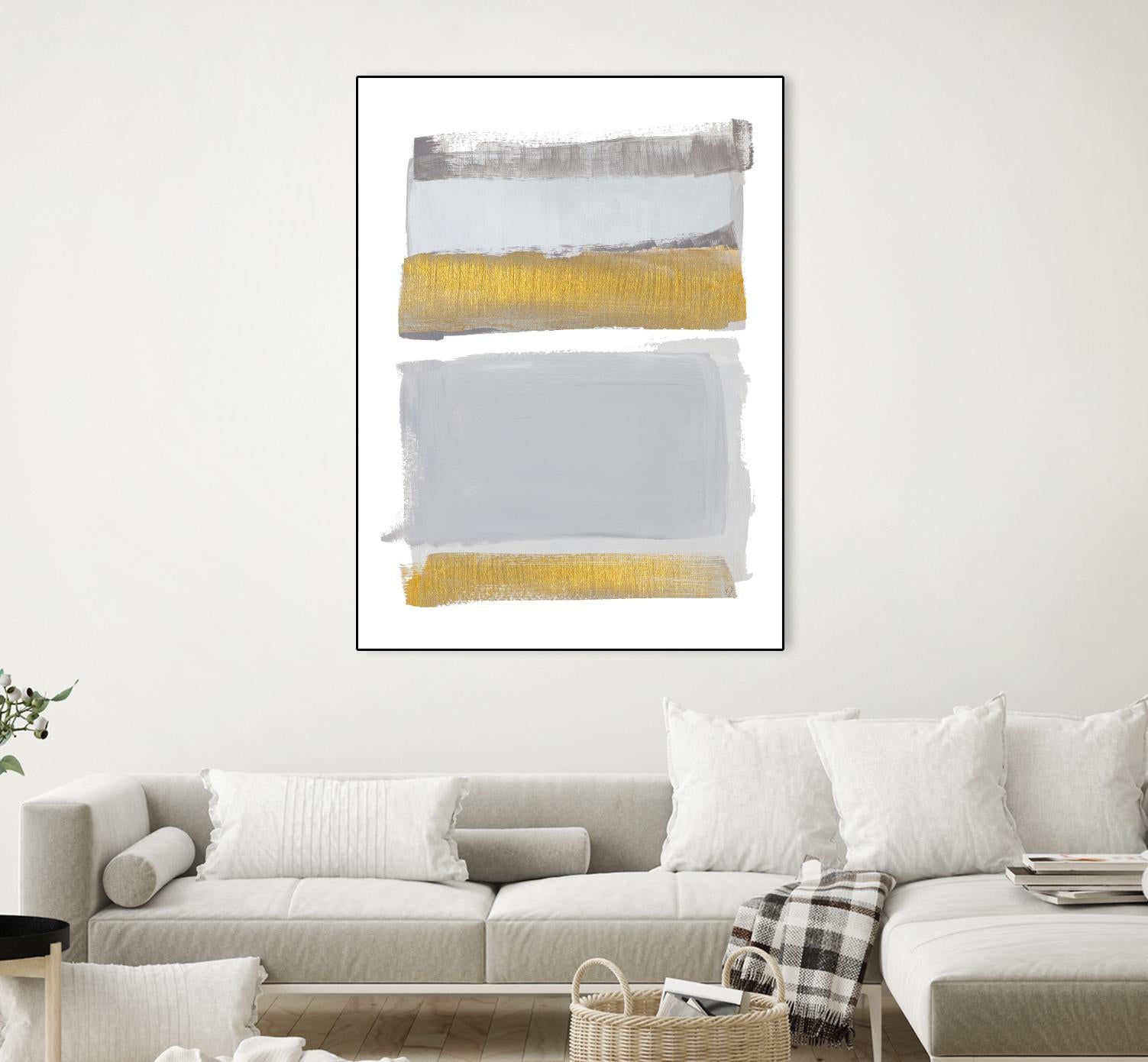 World of Golden Gray by Lanie Loreth on GIANT ART - multi abstract