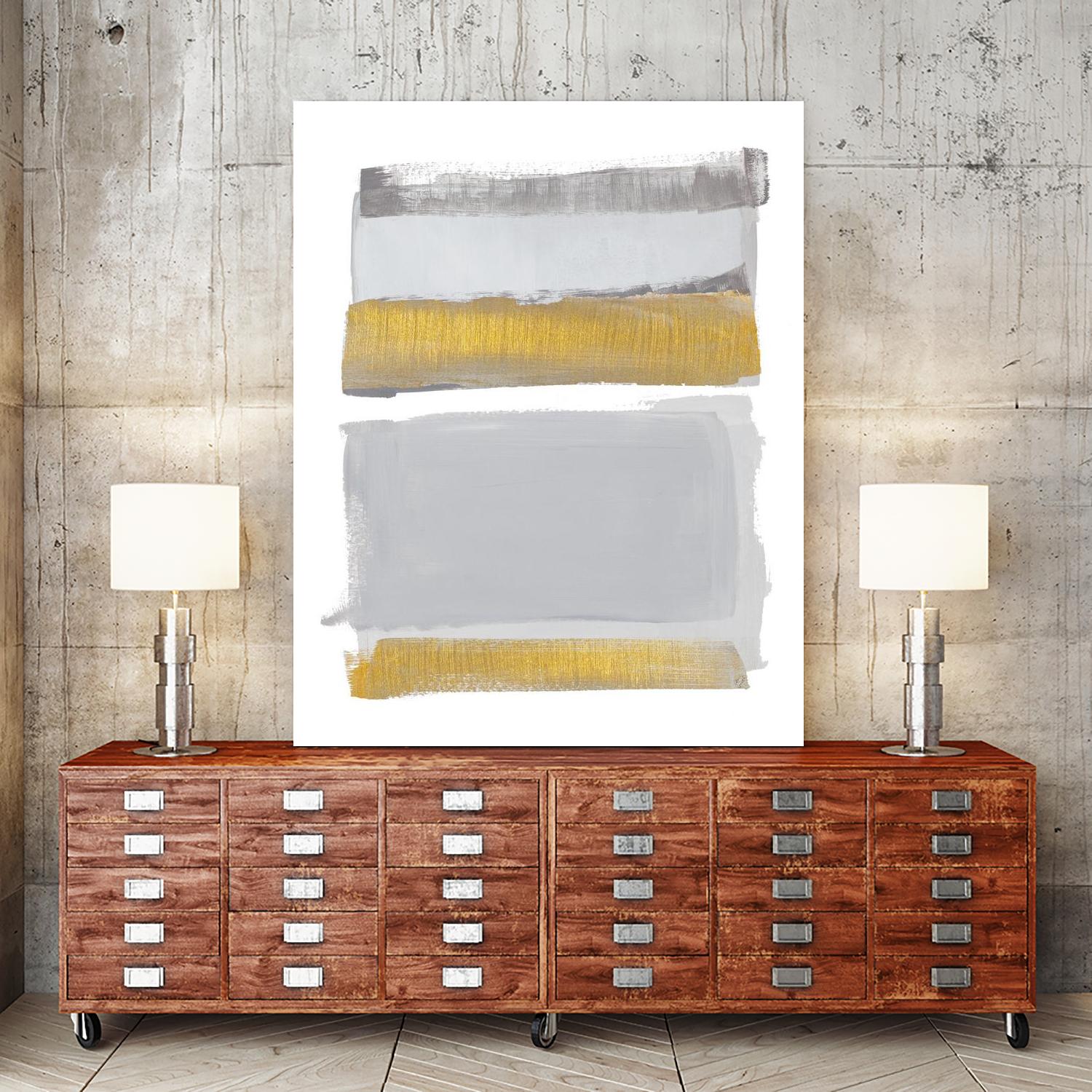 World of Golden Gray by Lanie Loreth on GIANT ART - multi abstract