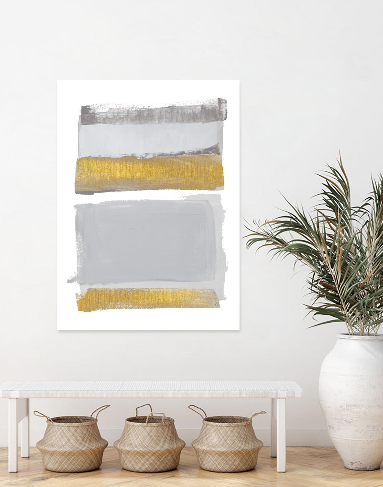 World of Golden Gray by Lanie Loreth on GIANT ART - multi abstract