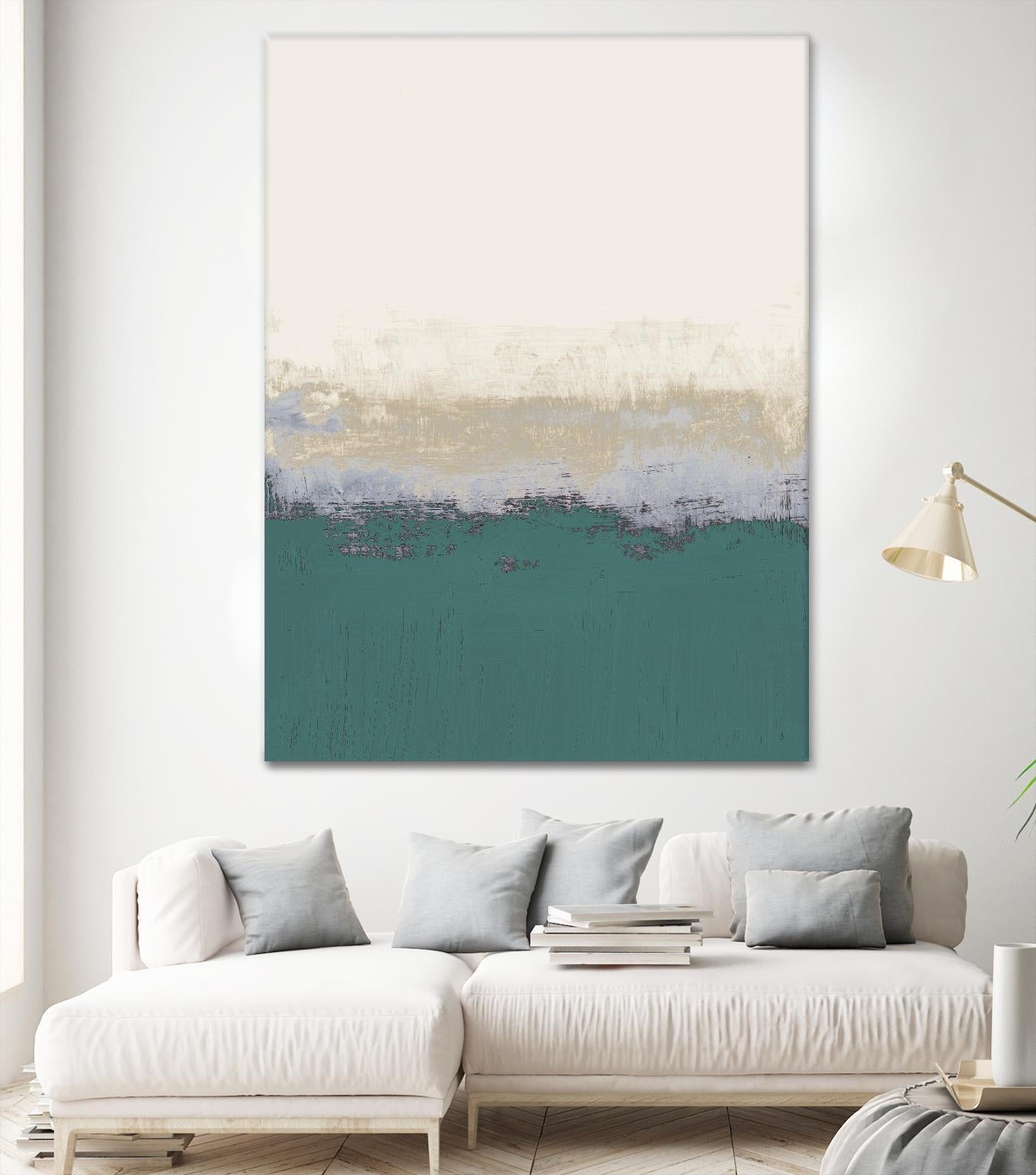 Teal Forever And A Day I by Lanie Loreth on GIANT ART - abstract