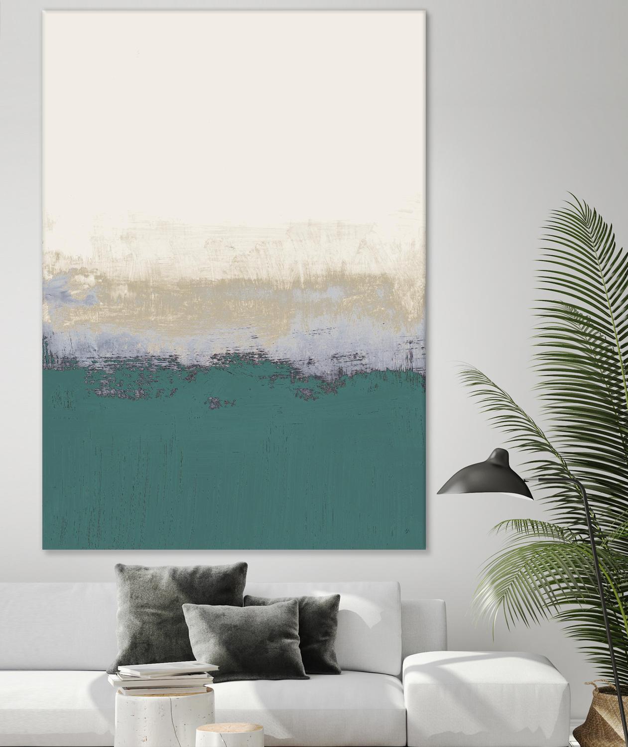Teal Forever And A Day I by Lanie Loreth on GIANT ART - abstract