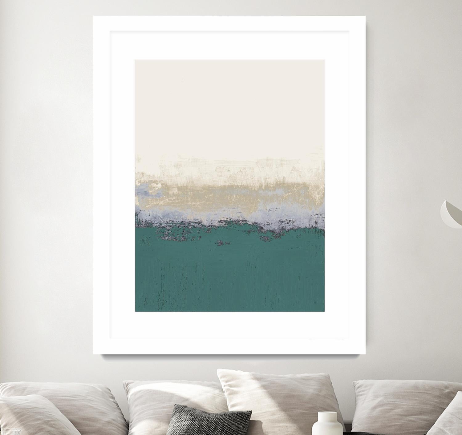 Teal Forever And A Day I by Lanie Loreth on GIANT ART - abstract