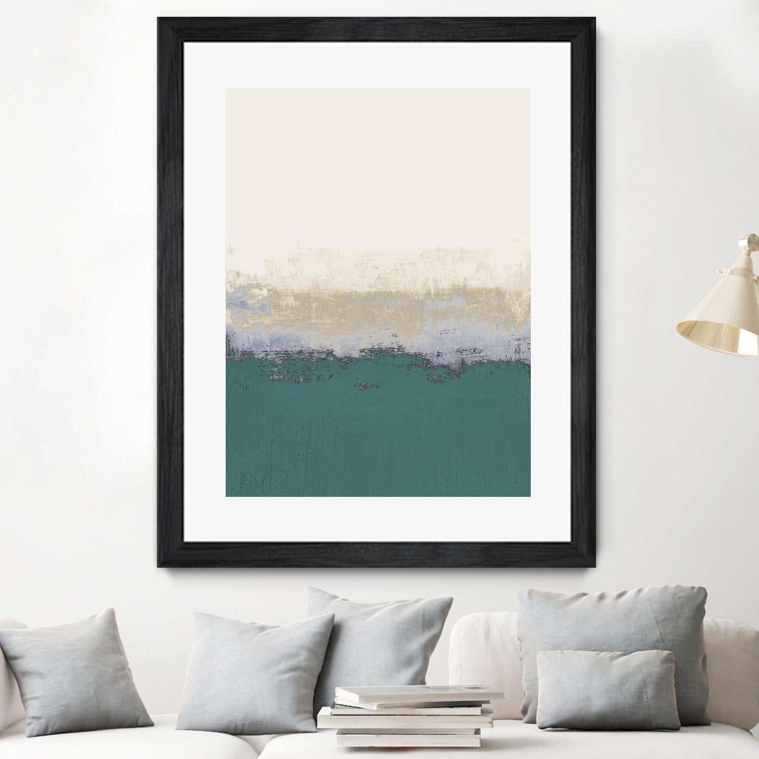Teal Forever And A Day I by Lanie Loreth on GIANT ART - abstract