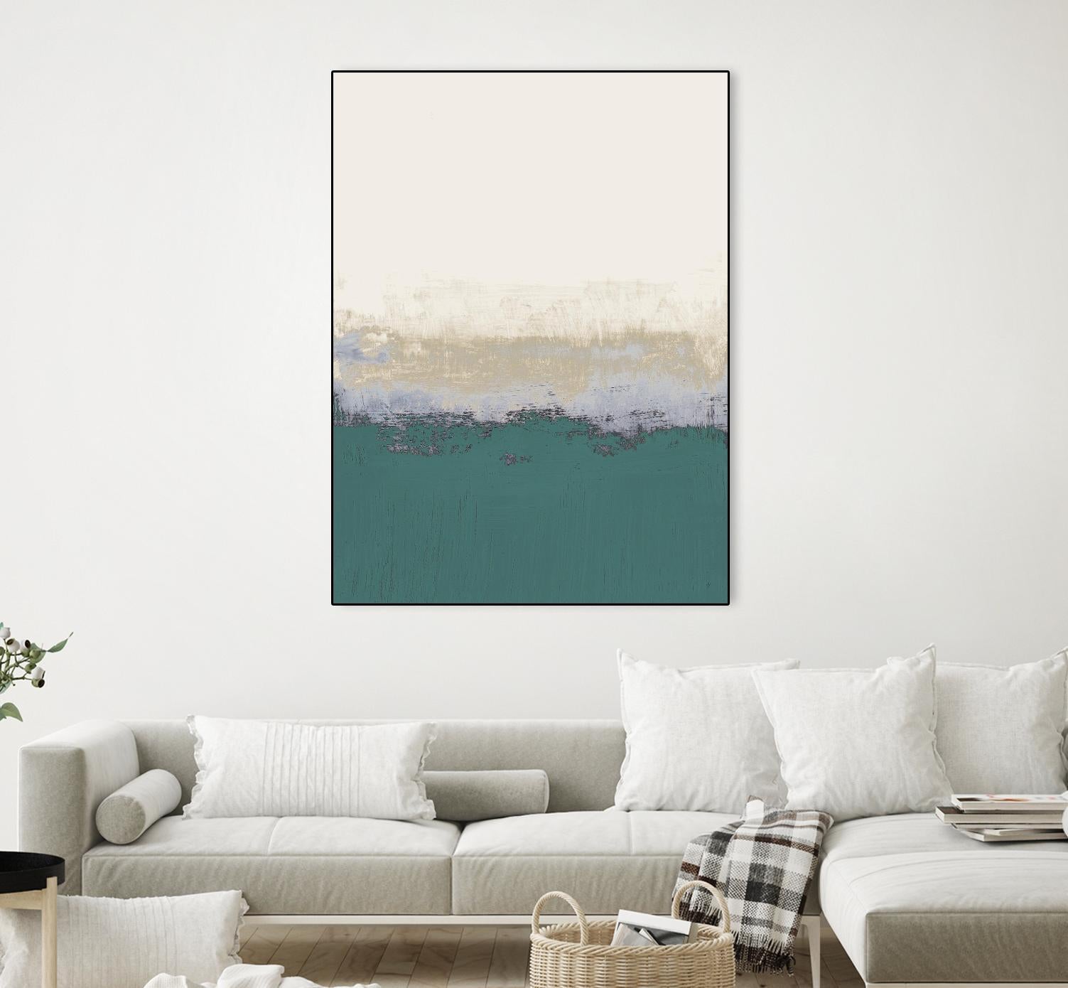 Teal Forever And A Day I by Lanie Loreth on GIANT ART - abstract